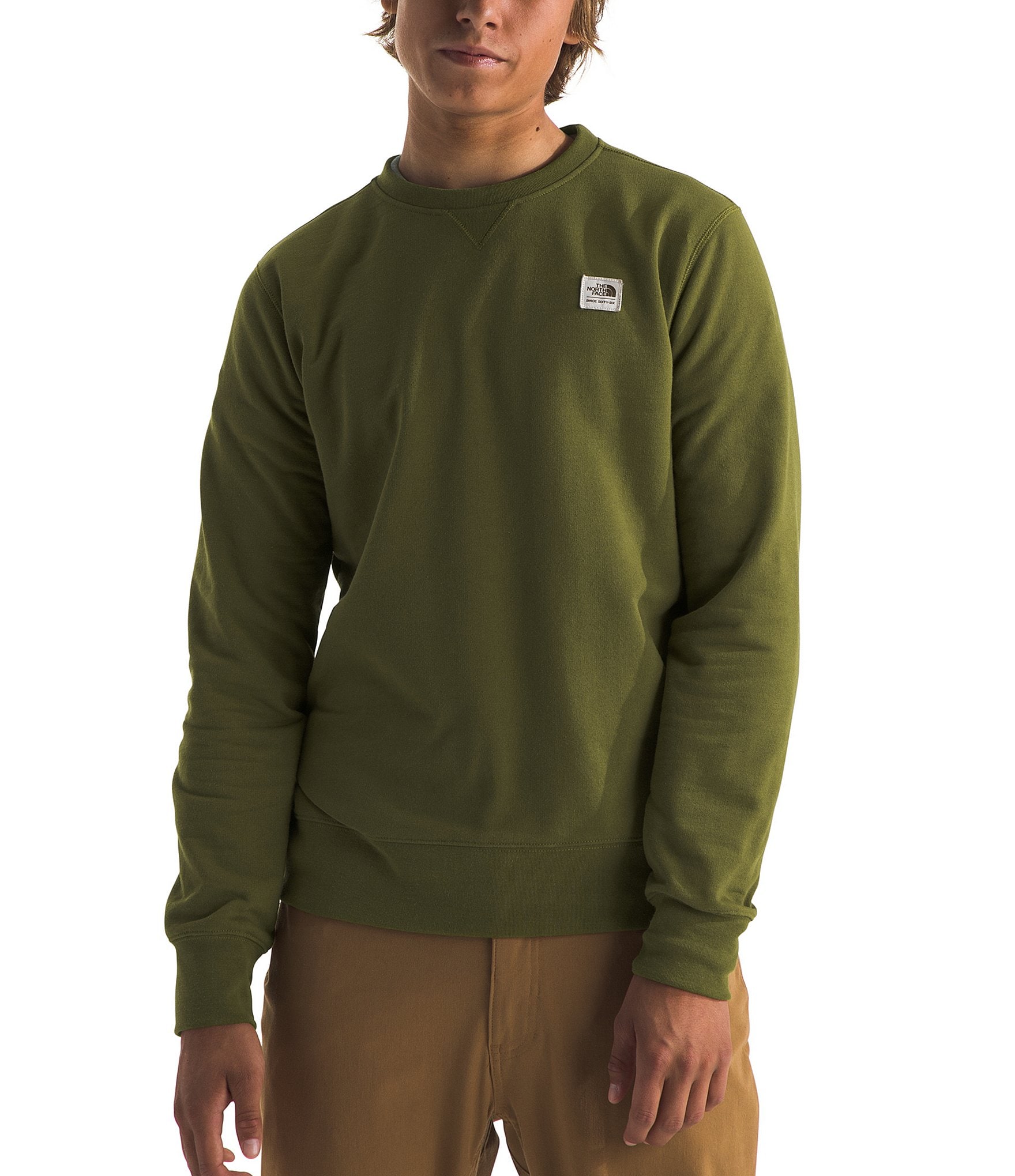 The North Face Long Sleeve Heritage Patch Fleece Sweatshirt
