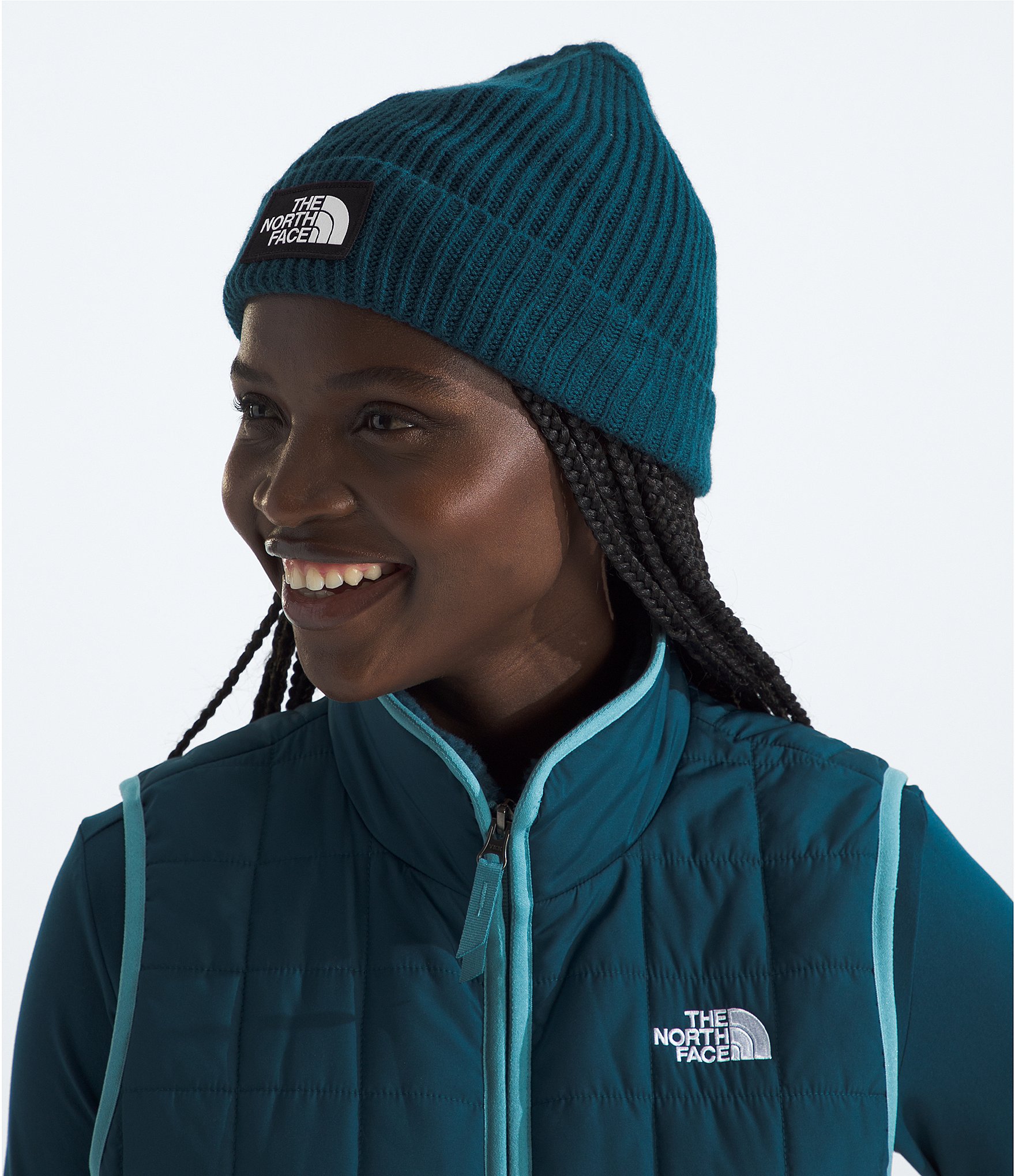 The North Face Men's Logo Box Cuffed Knit Beanie