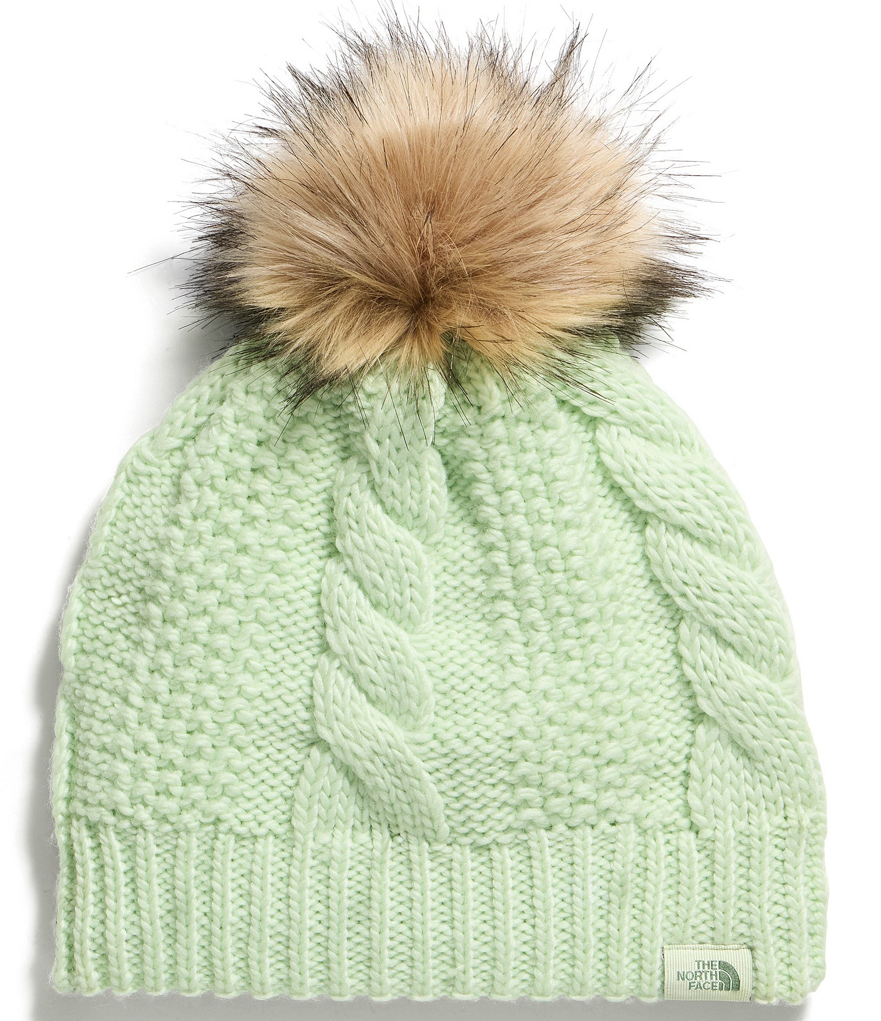 The North Face Oh Mega Fur Pom Beanie