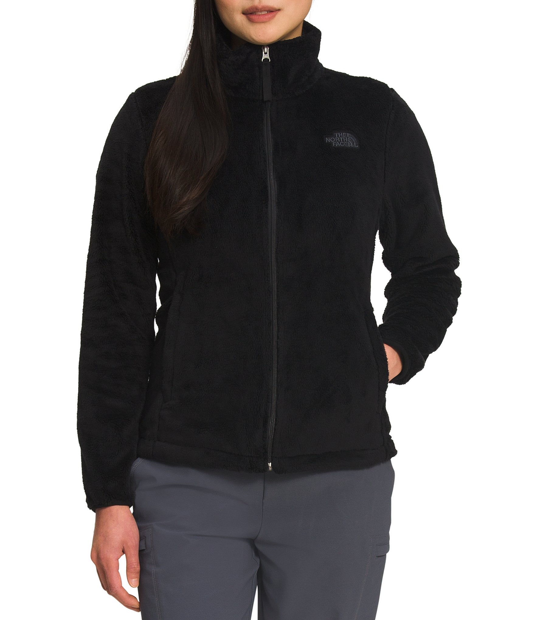 ★THE NORTH FACE SNUG FLEECE JACKET /H★Big Sale★ The North Face Osito Lux Long Sleeve Full-Zip Fleece Jacket