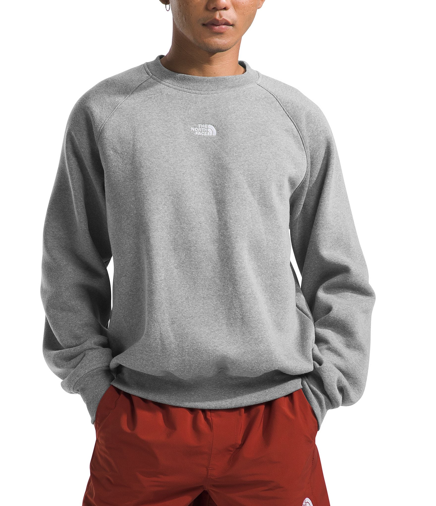 The North Face Men's Evolution Vintage Crewneck Sweatshirt, XL, TNF Medium Grey Heather