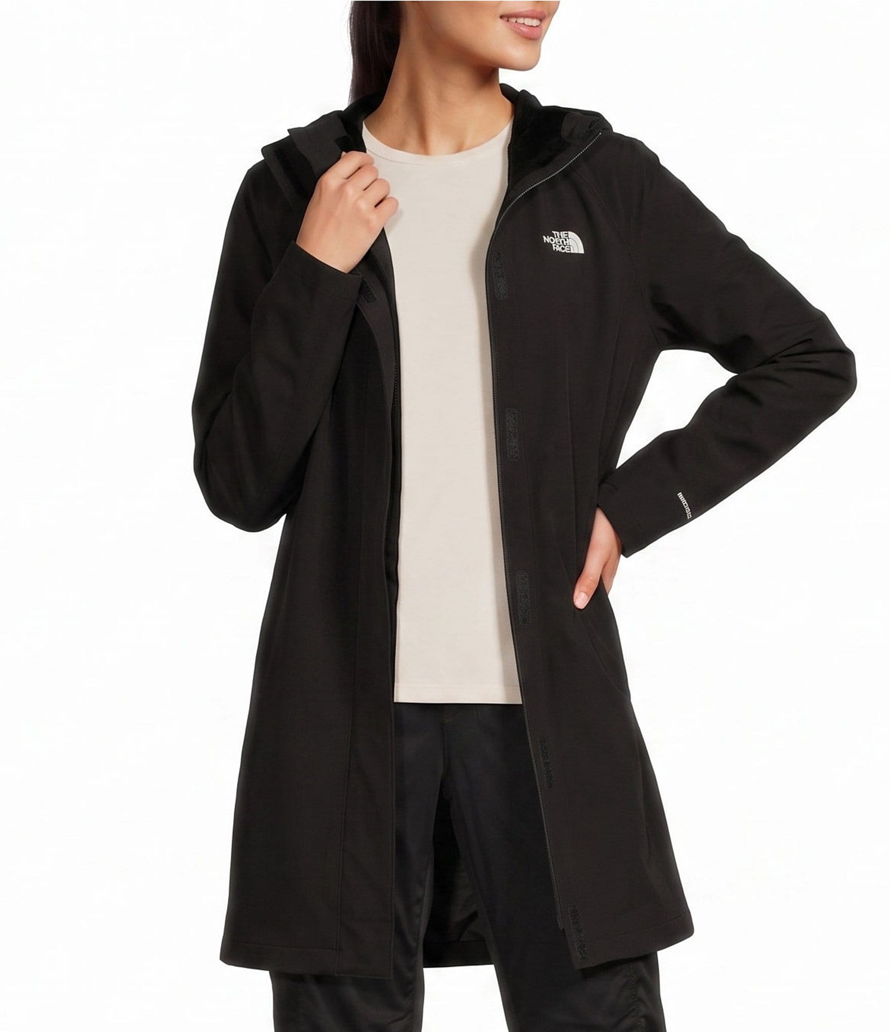 The North Face Shelbe Raschel Fleece Hooded Zip Front Parka