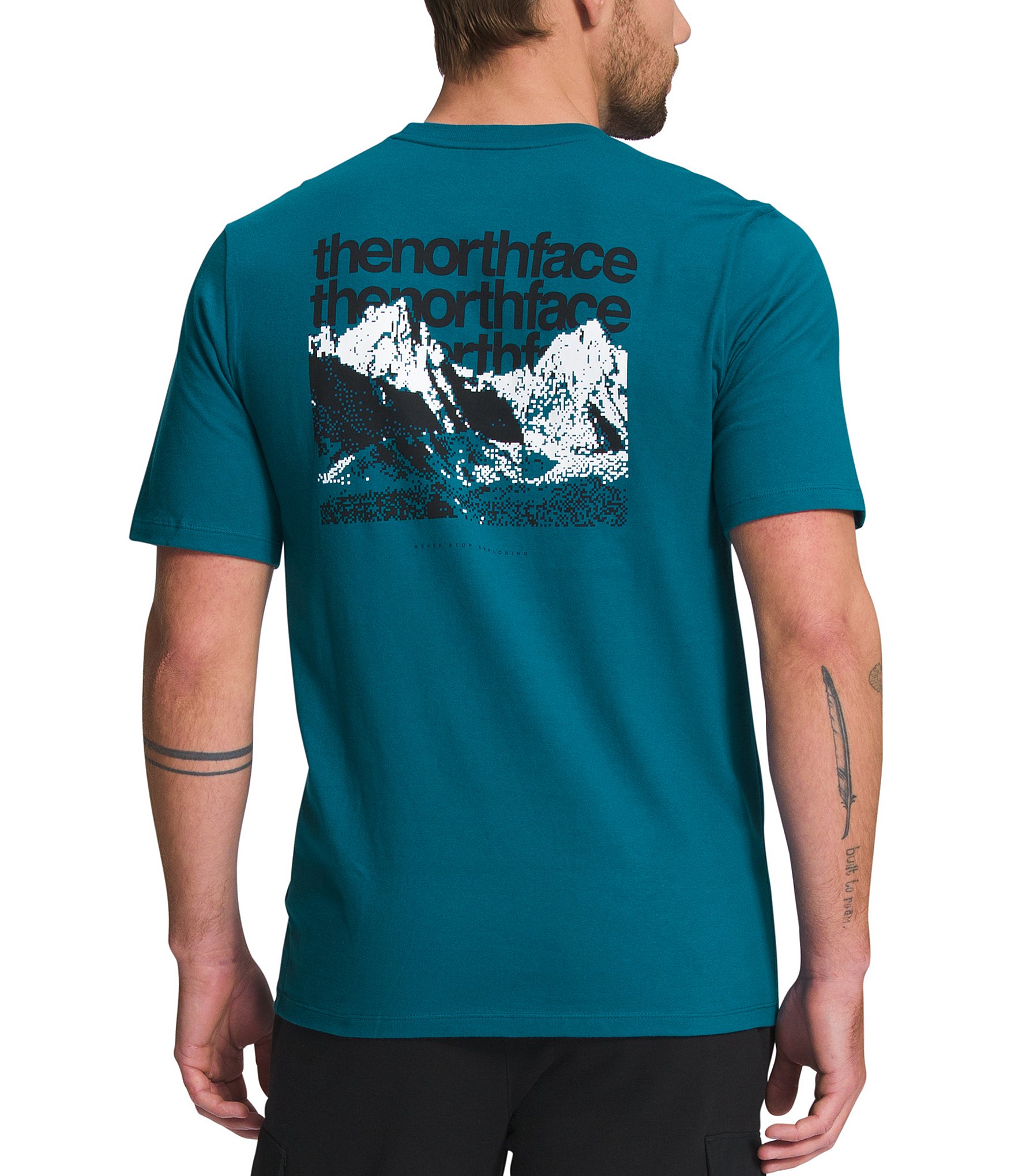 The North Face Short Sleeve Mountain Graphic Coordinates T-Shirt ...