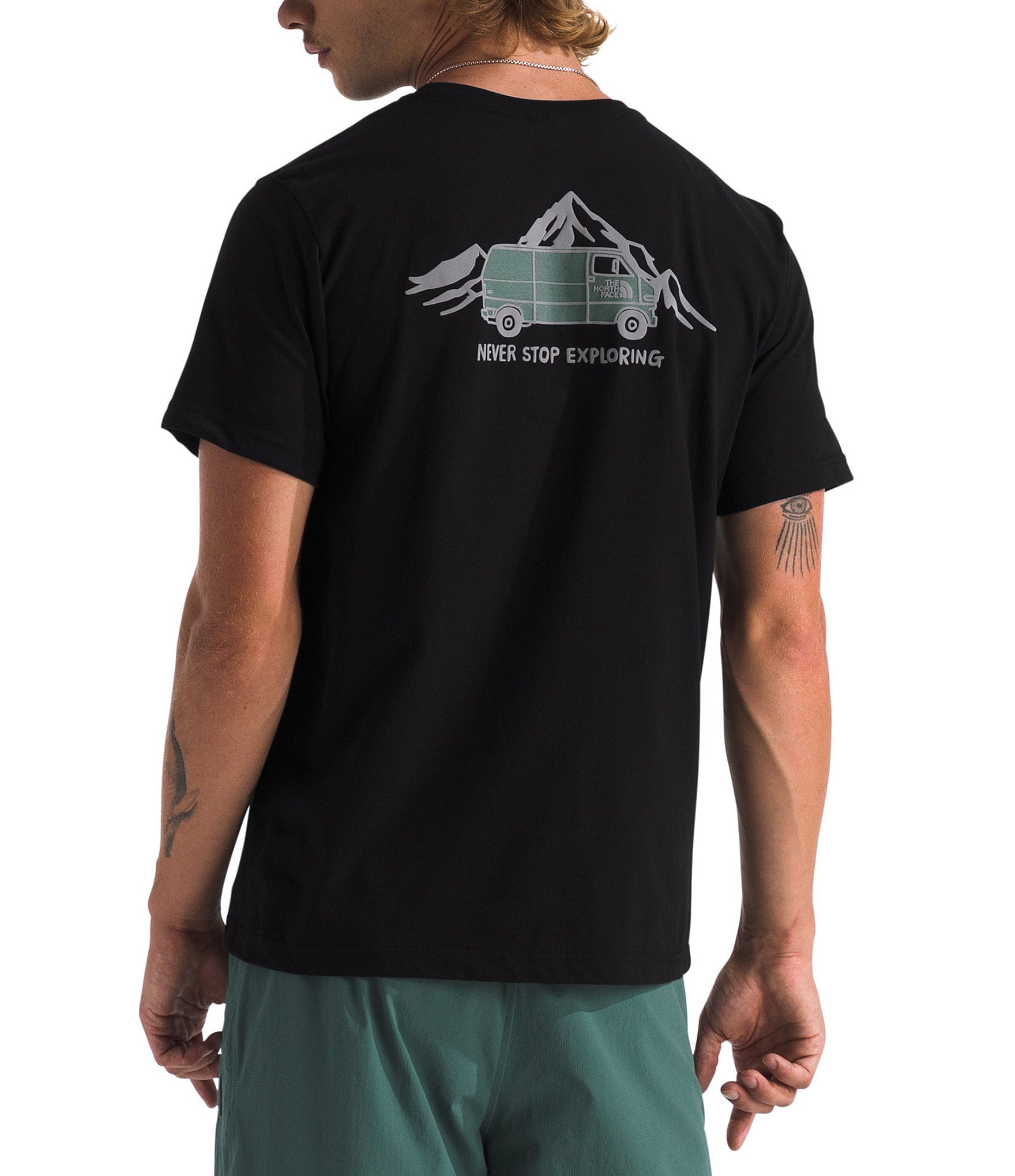 ■THE NORTH FACE■ Men's Sunset Cruise Short Sleeve Shirt NH The North Face Short Sleeve Outdoor Graphic T-Shirt | Dillard's