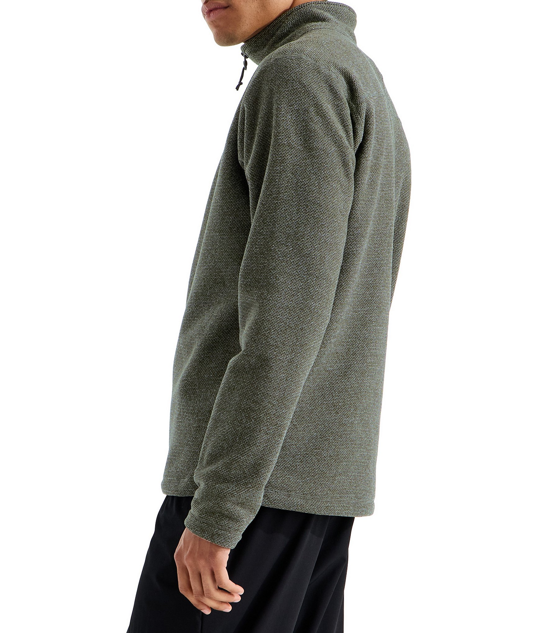 The North Face Textured Cap Rock Long Sleeve 1/4 Zip Pullover