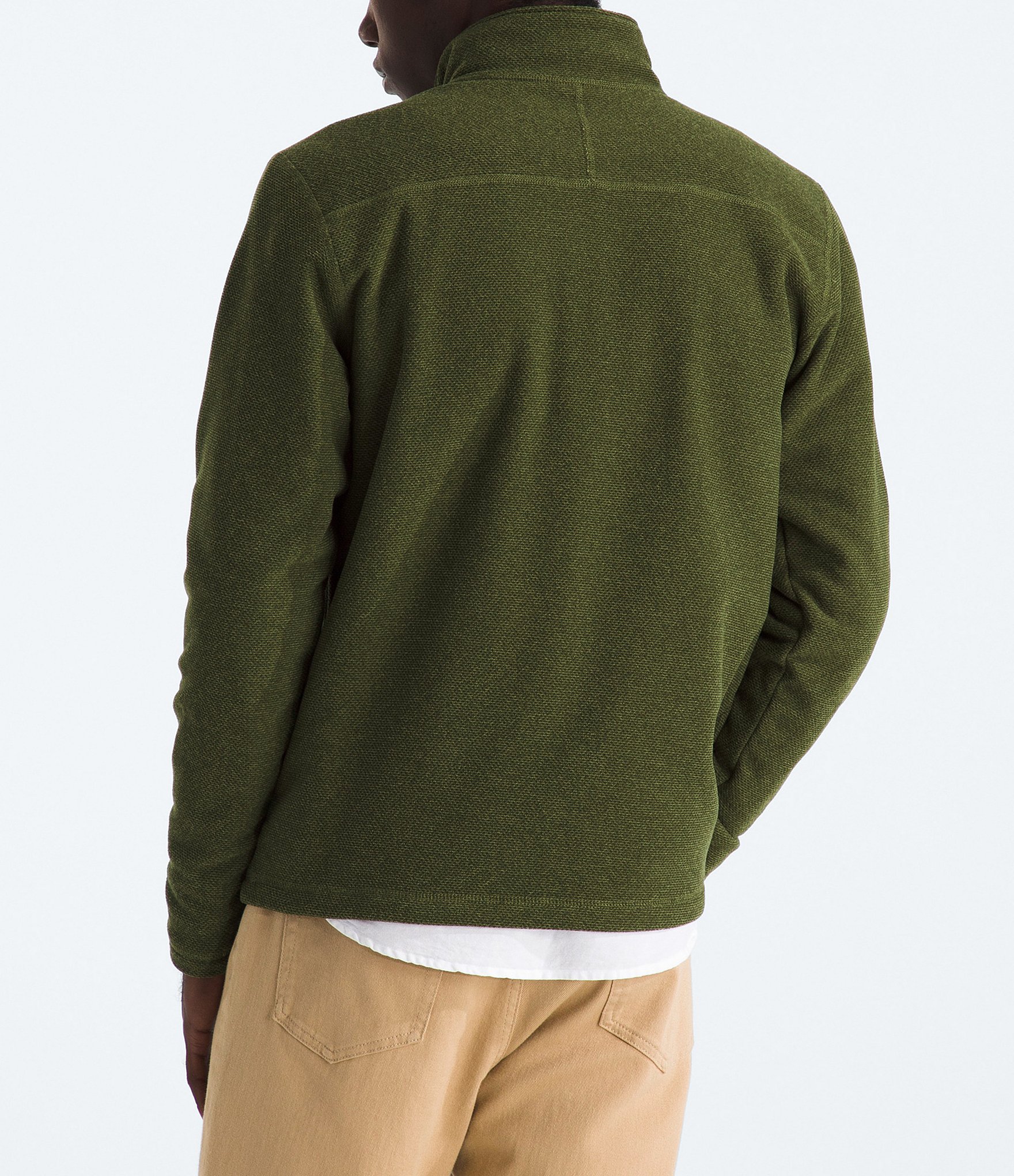 The North Face Textured Cap Rock Long Sleeve 1/4 Zip Pullover