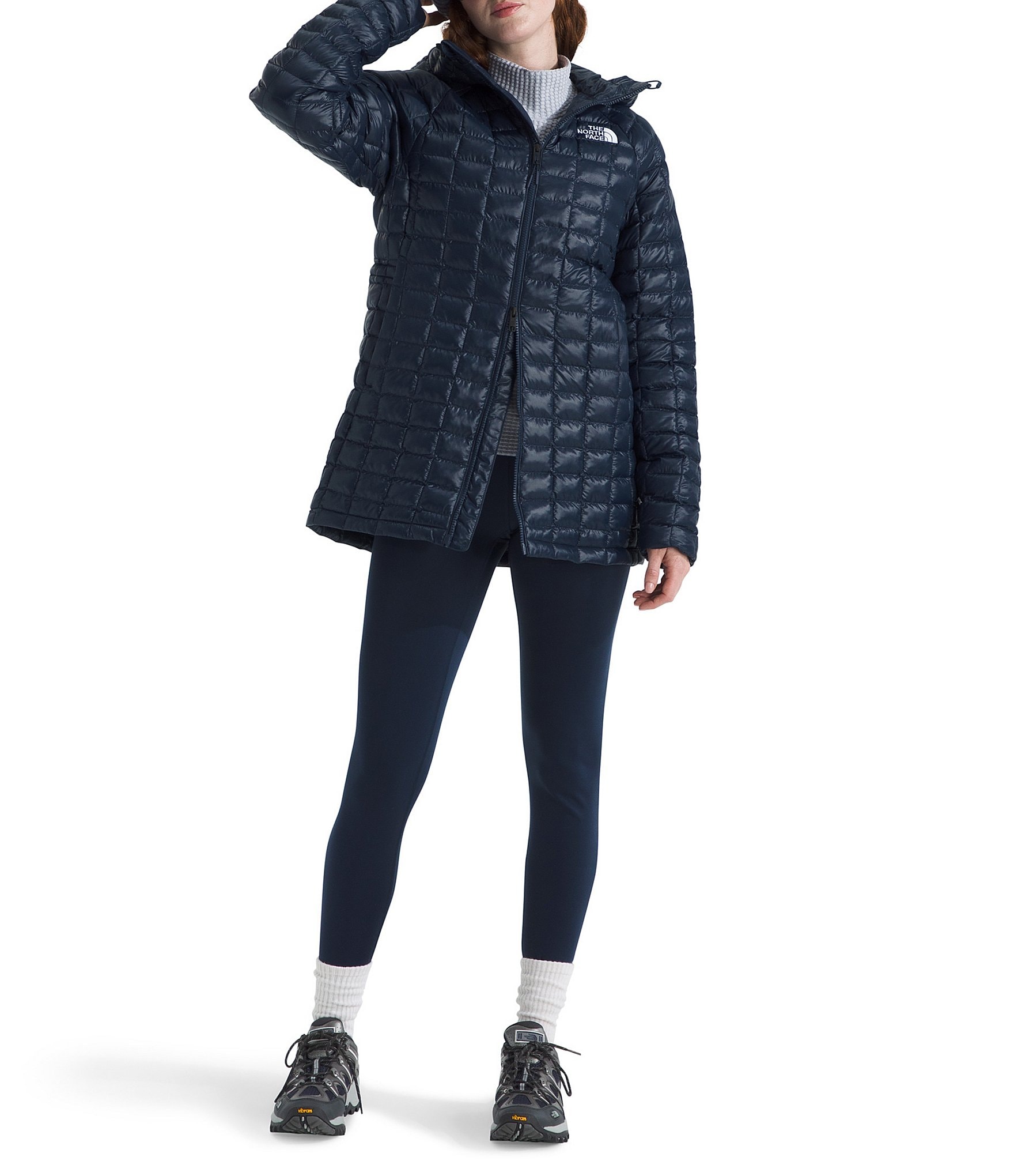 The North Face ThermoBall Hooded Parka Zip Front Jacket