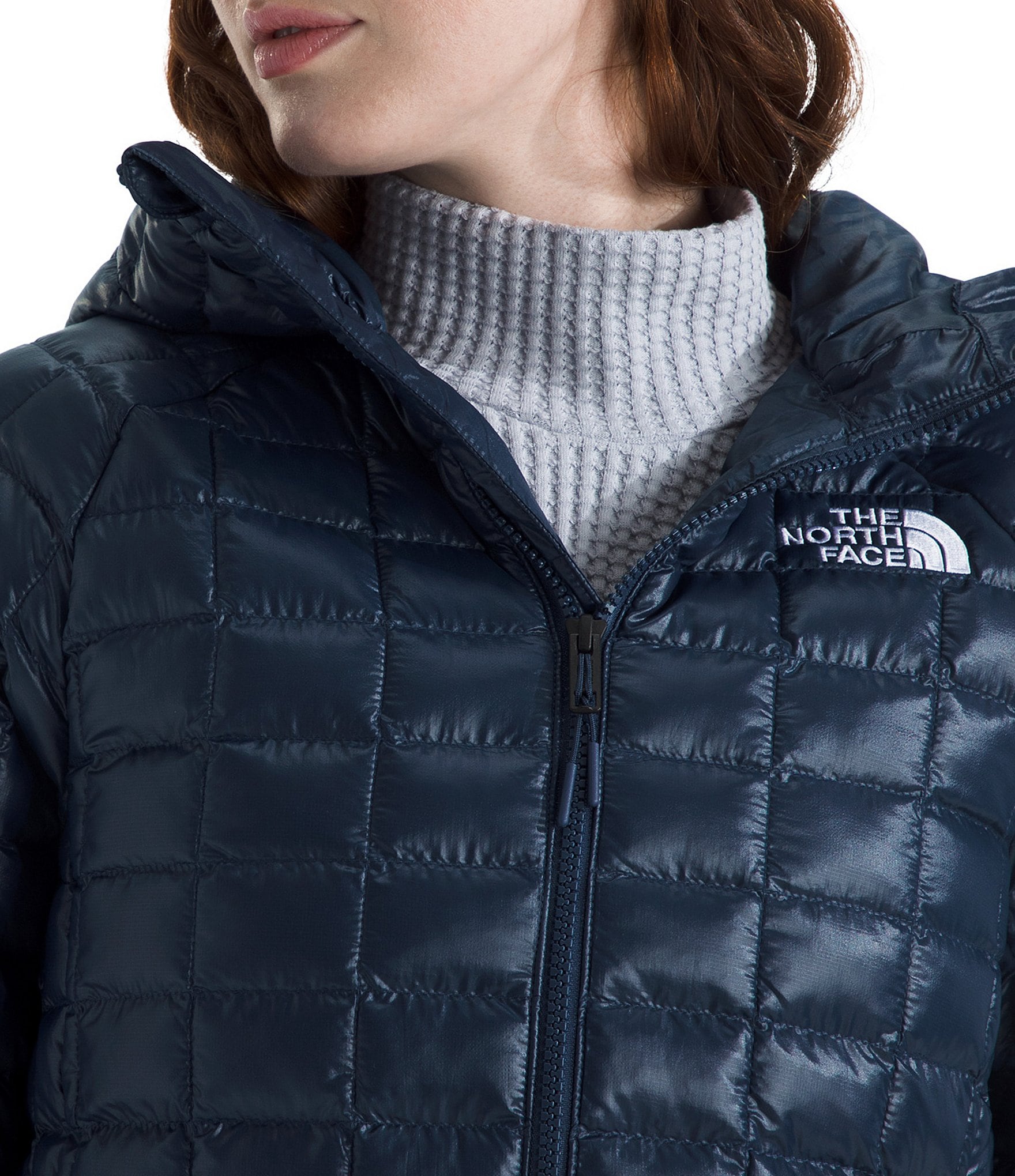 The North Face ThermoBall Hooded Parka Zip Front Jacket