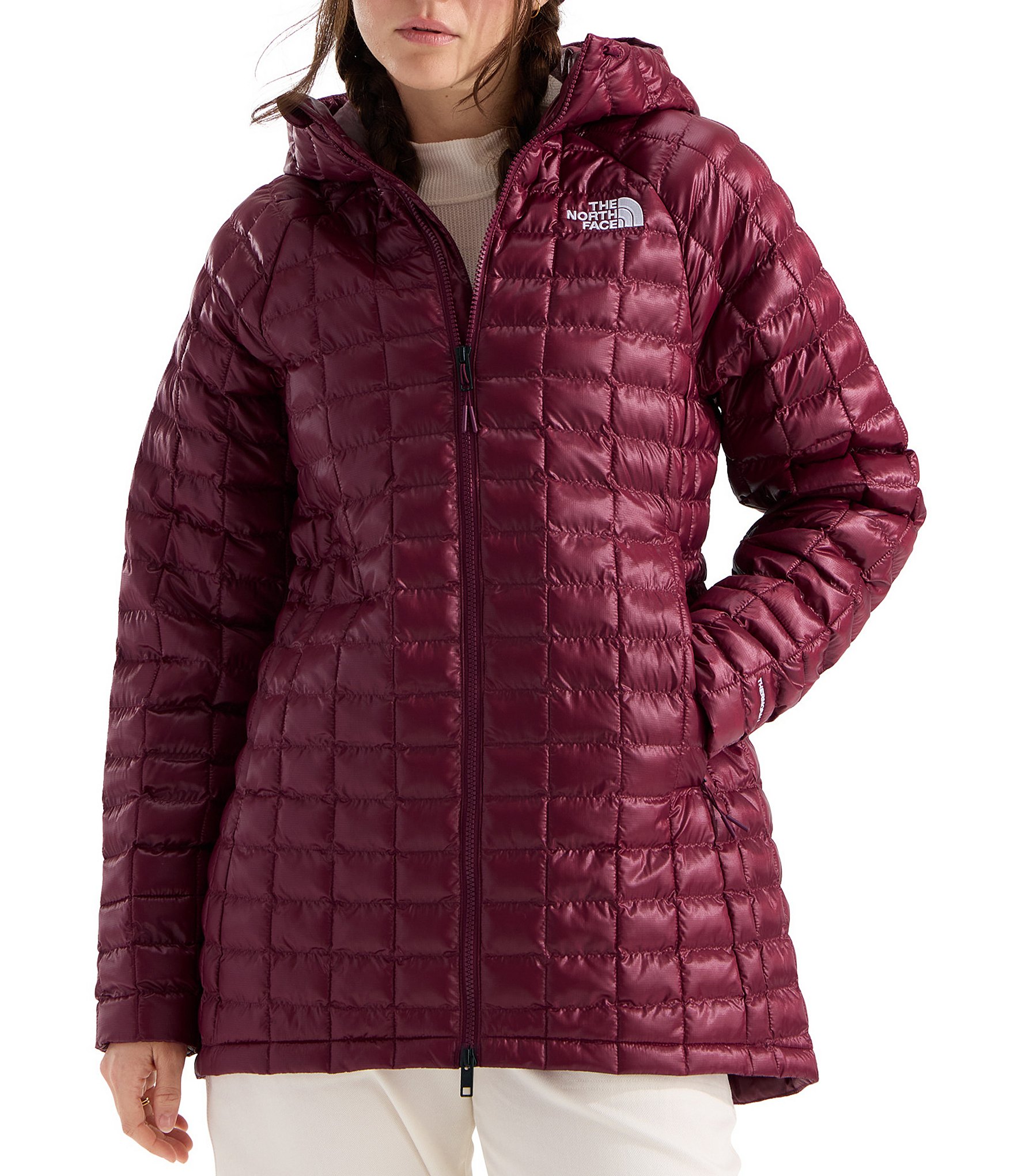 The North Face ThermoBall Hooded Parka Zip Front Jacket
