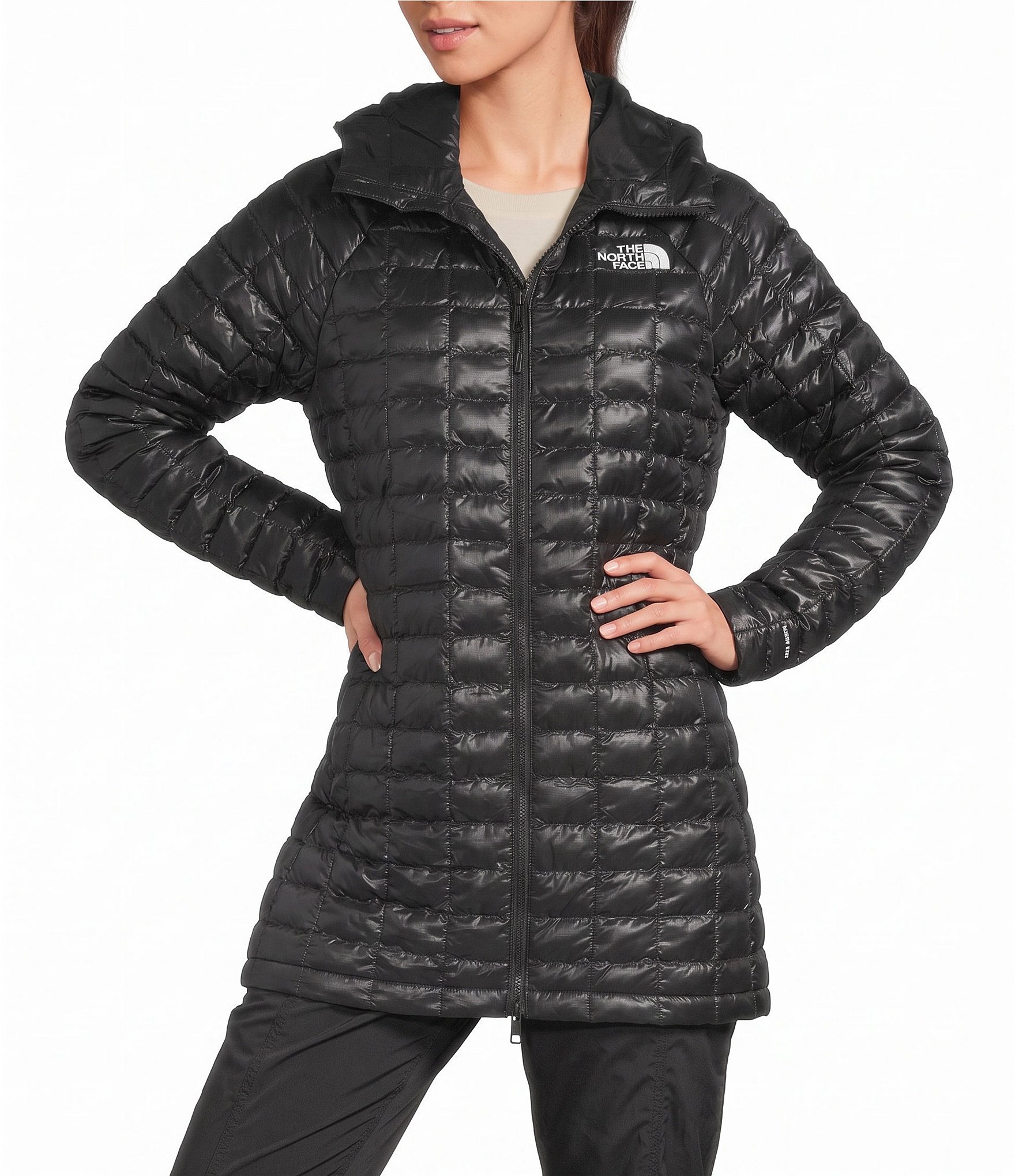 The North Face ThermoBall Hooded Parka Zip Front Jacket