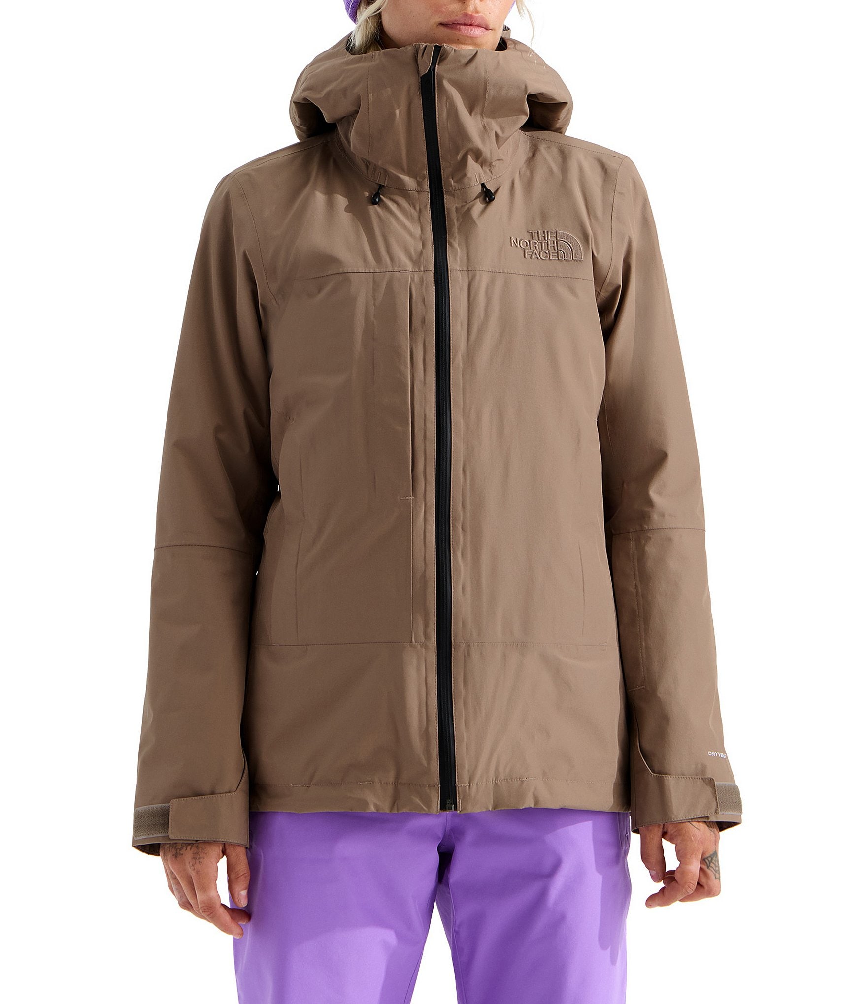 The North Face Thermoball Snow Triclimate Zip Front Trench Jacket
