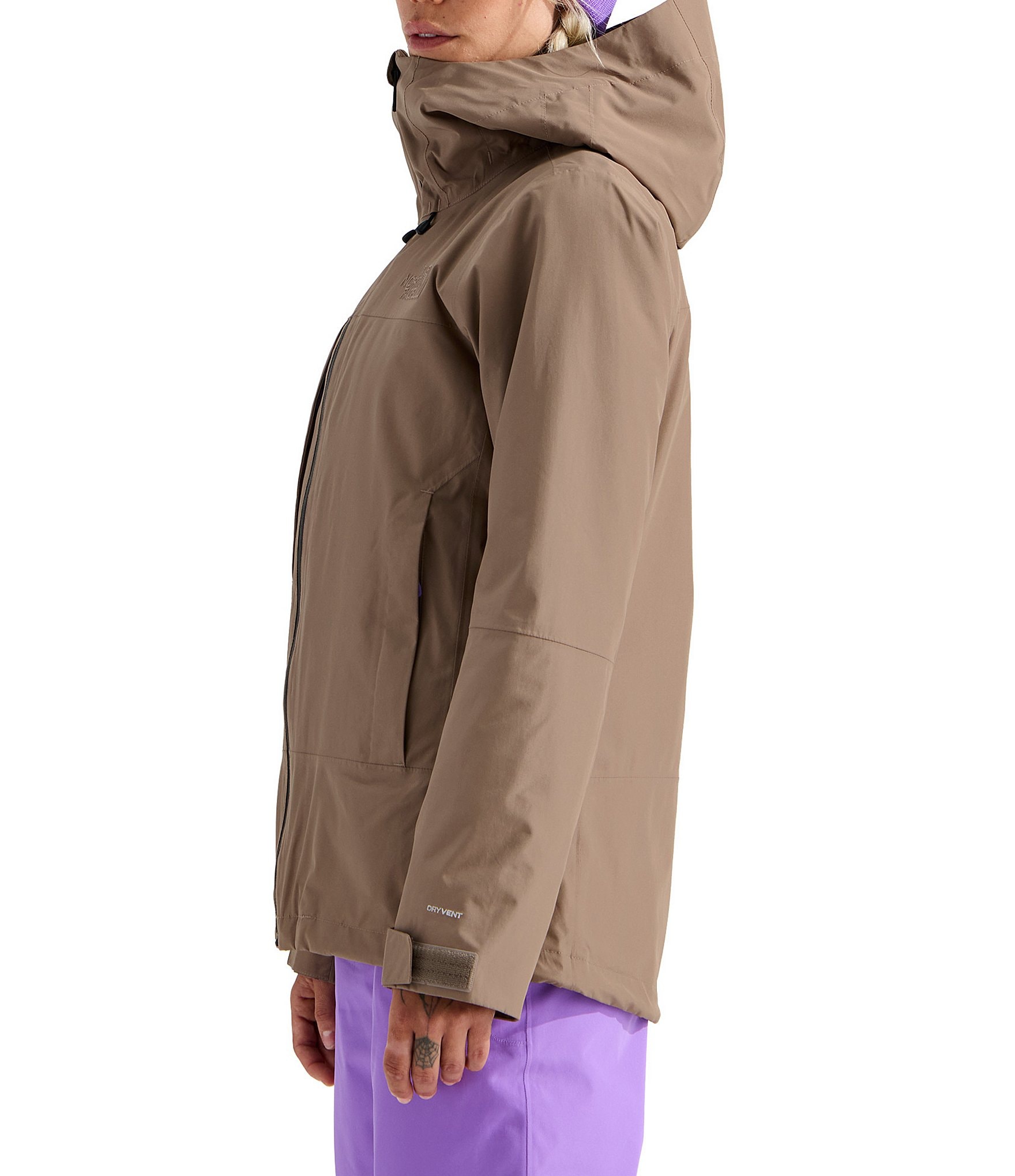 The North Face Thermoball Snow Triclimate Zip Front Trench Jacket