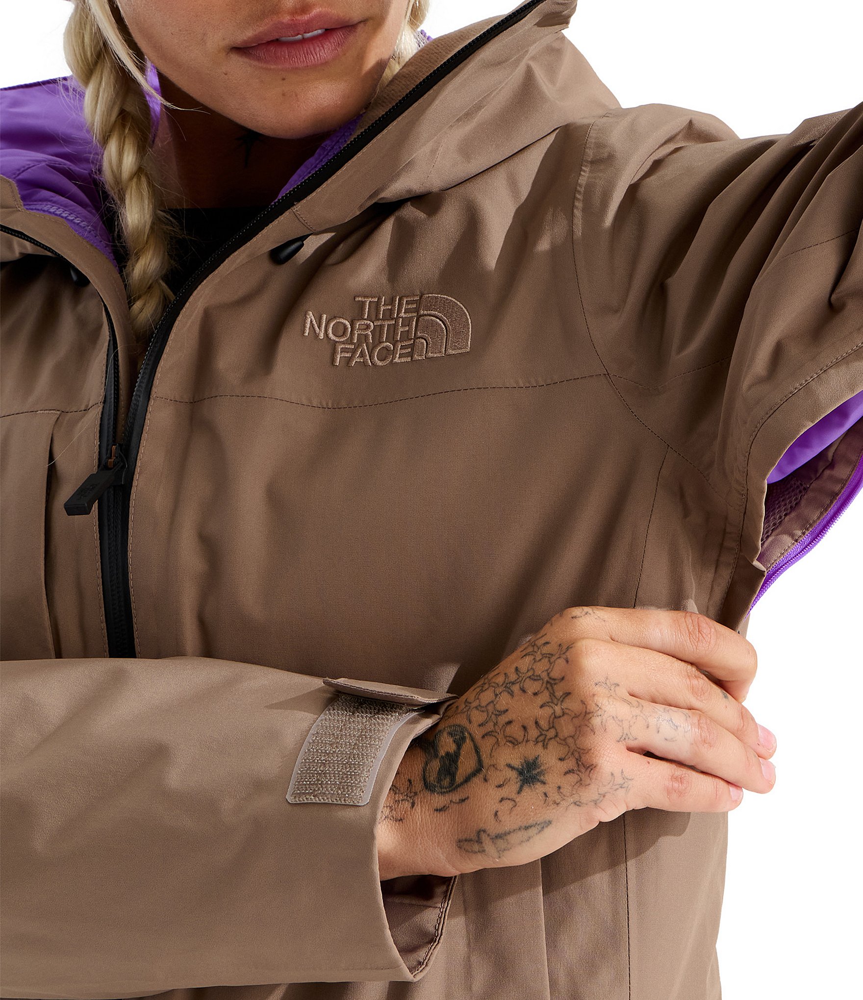 The North Face Thermoball Snow Triclimate Zip Front Trench Jacket