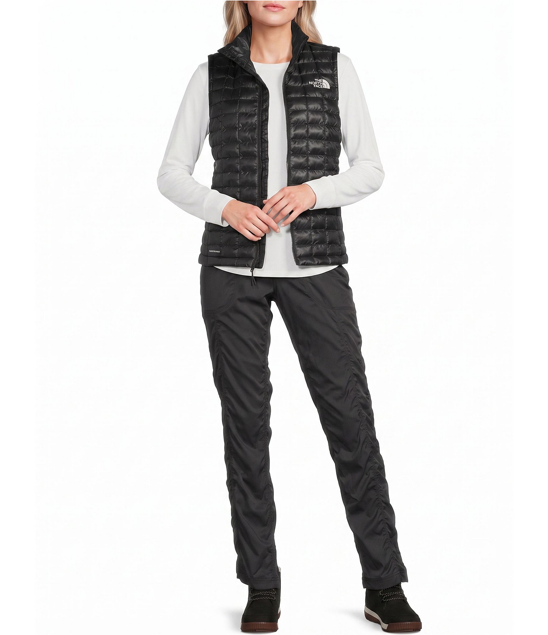The North Face ThermoBall Stand Collar Sleeveless Zip Front Vest