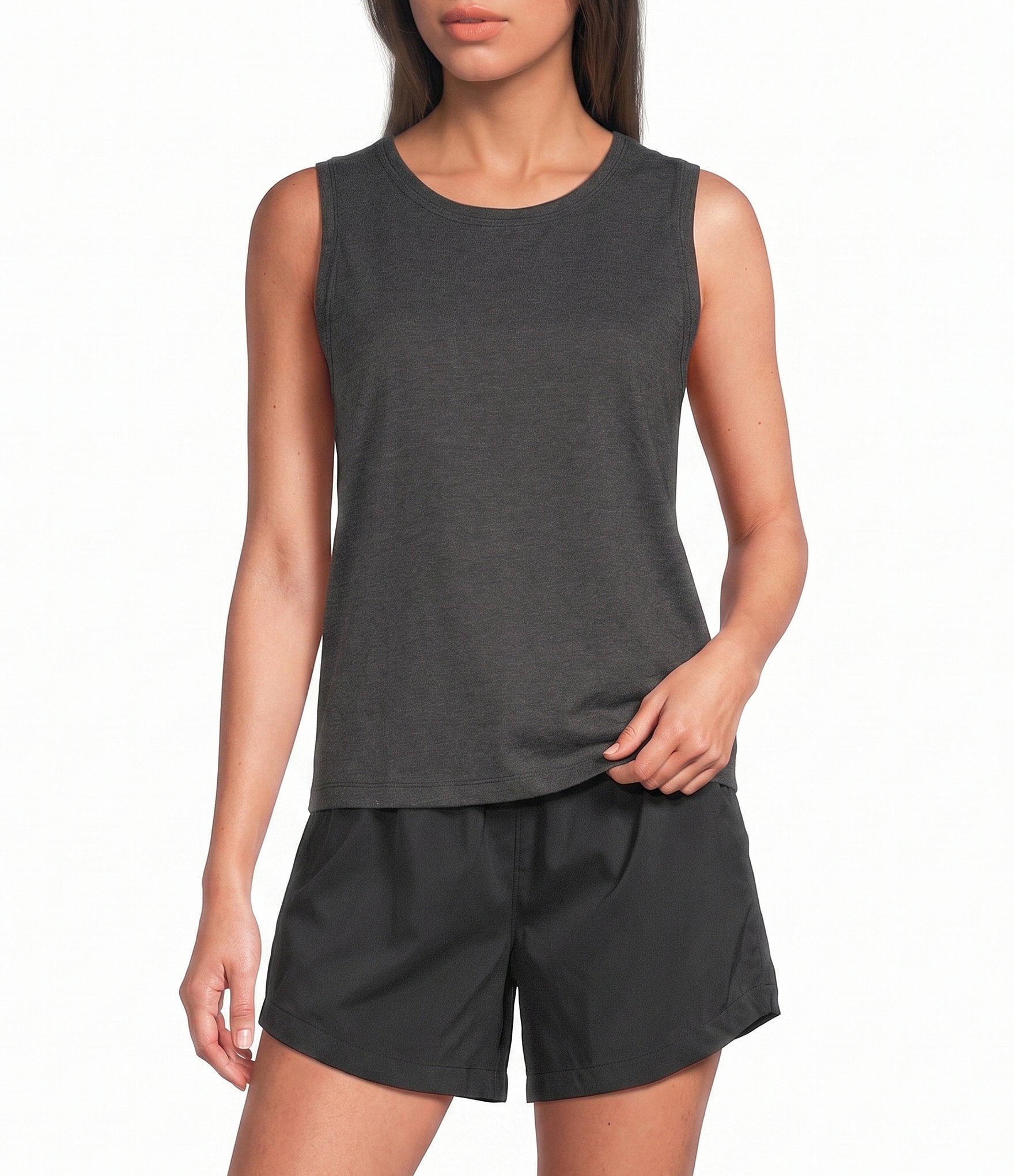 The North Face Tri-Blend Crew Neck Sleeveless Tank Top