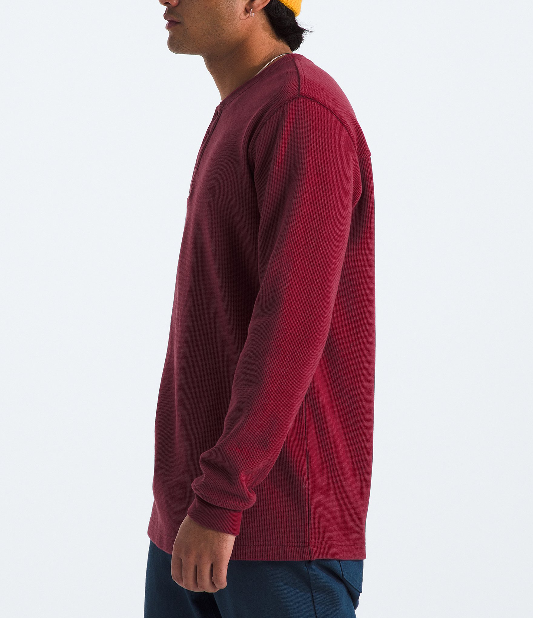 The North Face Waffle Long Sleeve Henley Pullover