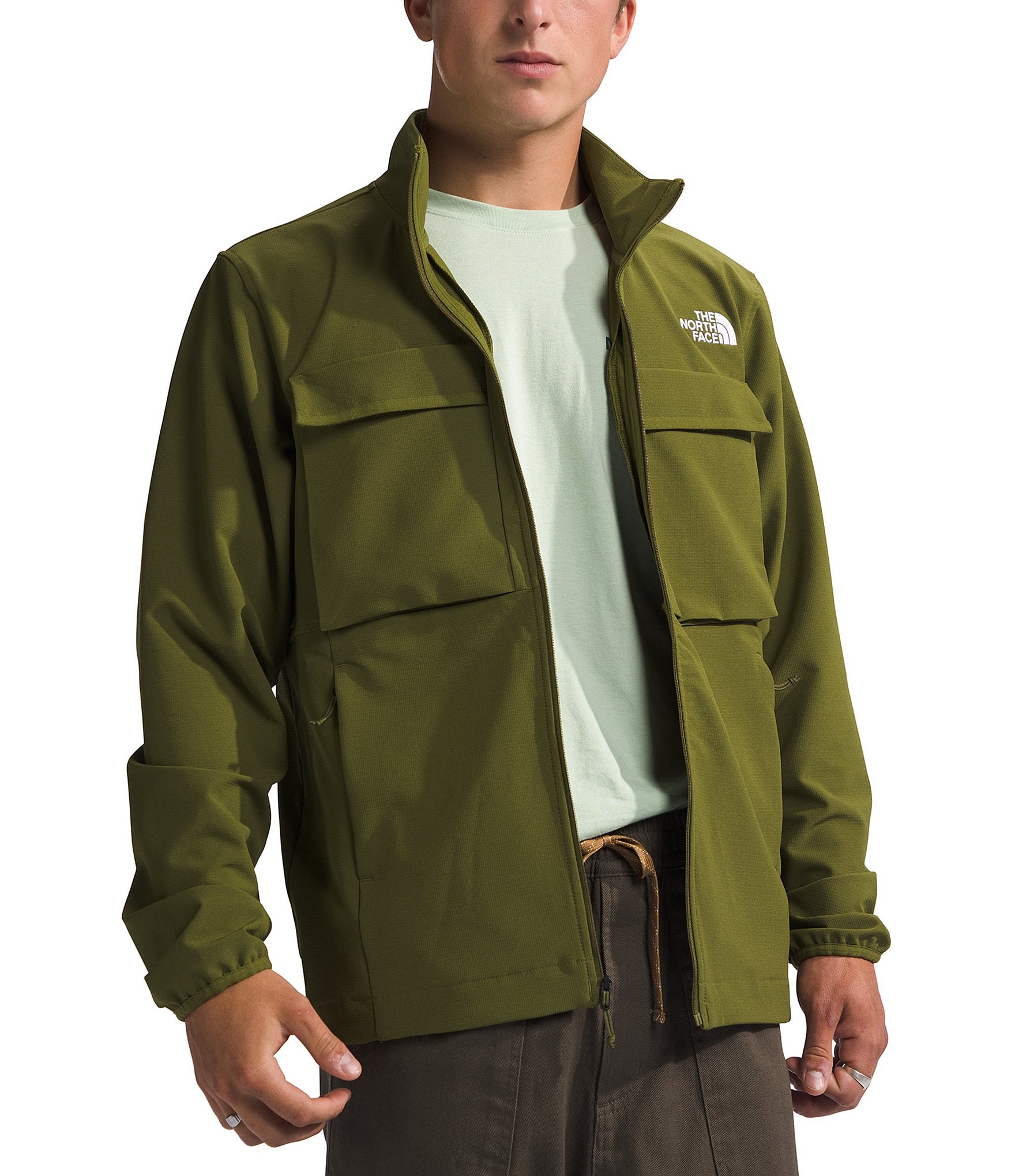 The North Face Willow Stretch Recycled Polyester Front Zip Chest 