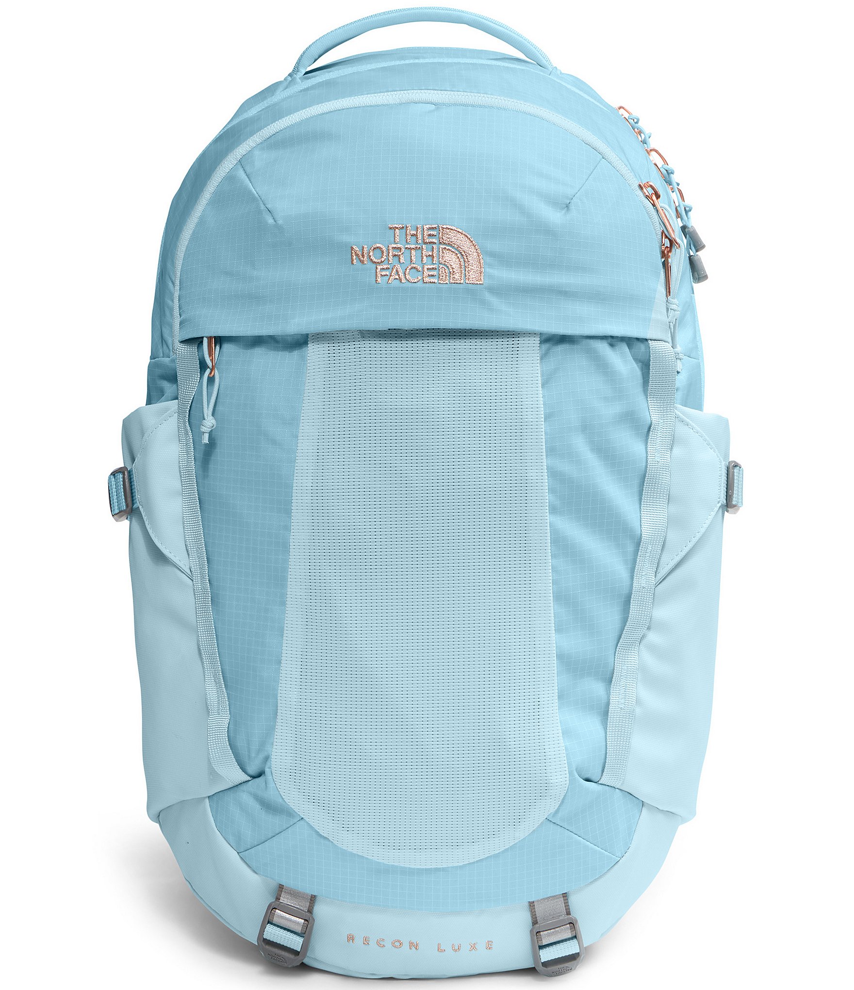 blue north face backpacks The Women's Borealis Commuter Laptop Backpack, Algae Blue/Midnight Petrol, One Size The North Face Surge Backpack is a spacious The North Face Women's Recon
