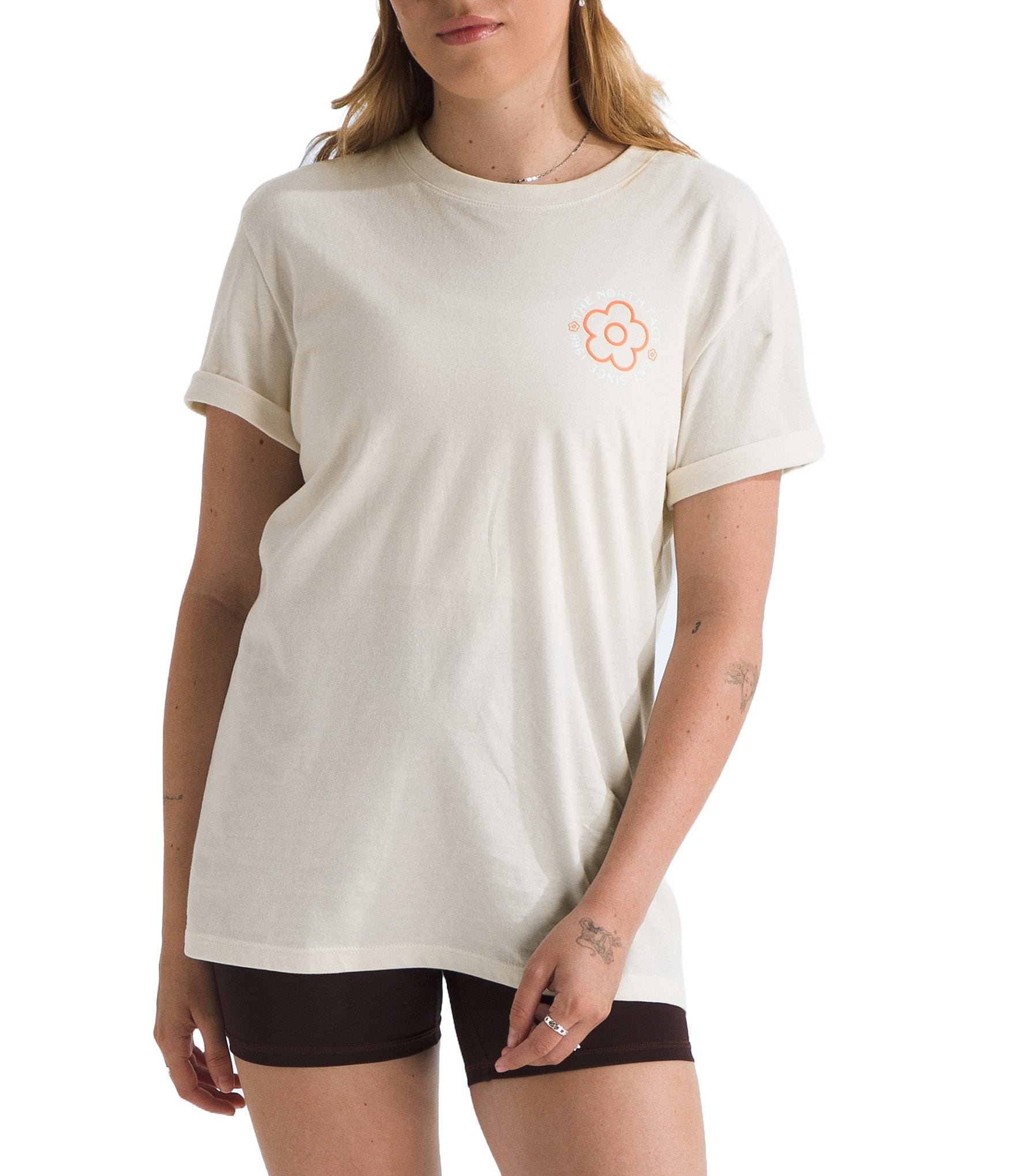 スペシャルオファ Short Women's Face North The Sleeve World Colorful Strange Tシャツ(半袖+袖なし)