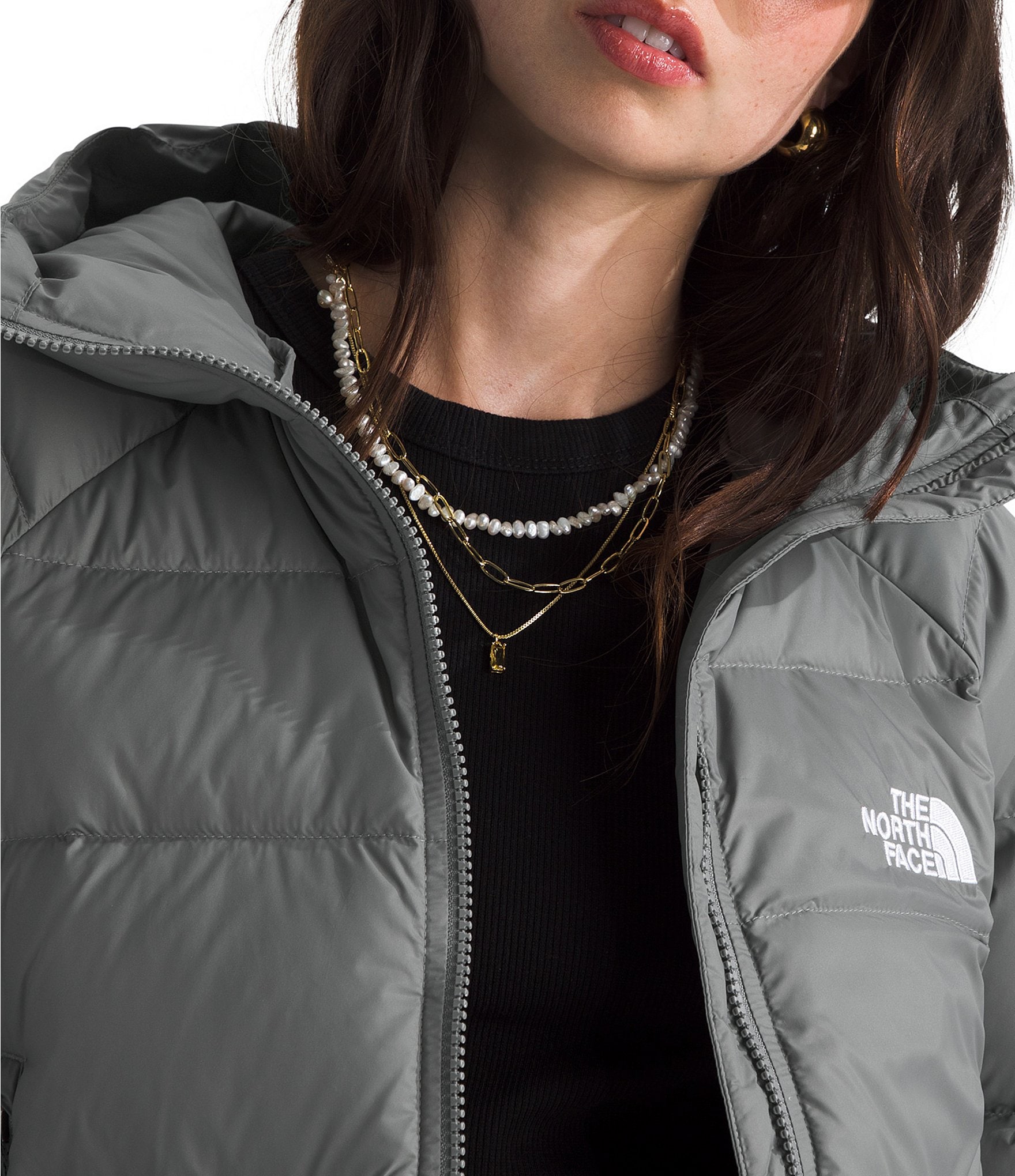 The North Face Zip Front Hydrenalite™ Down Puffer Hoodie