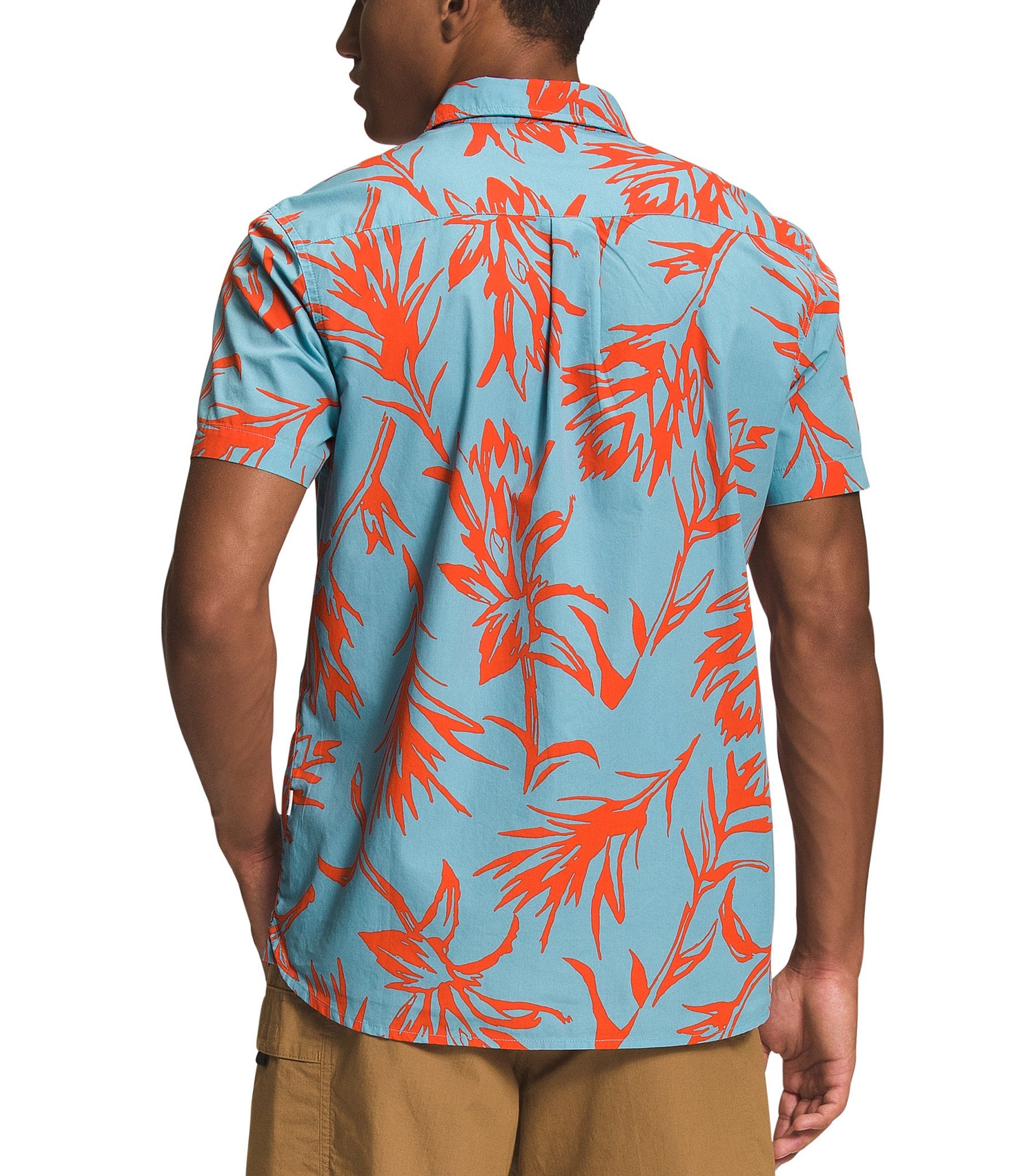 The North Face Woven Tropical Print Short Sleeve Shirt