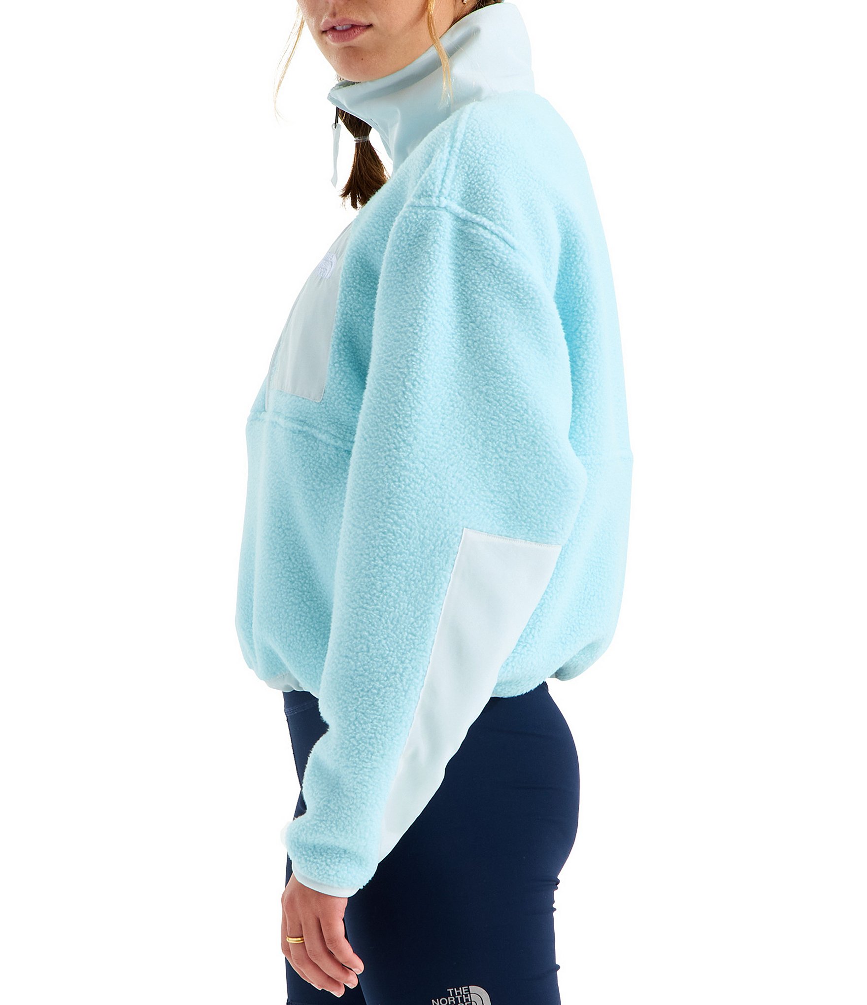 The North Face Yumiori Off Peak Fleece Double Layer Stand Collar Half Zip Pullover Jacket