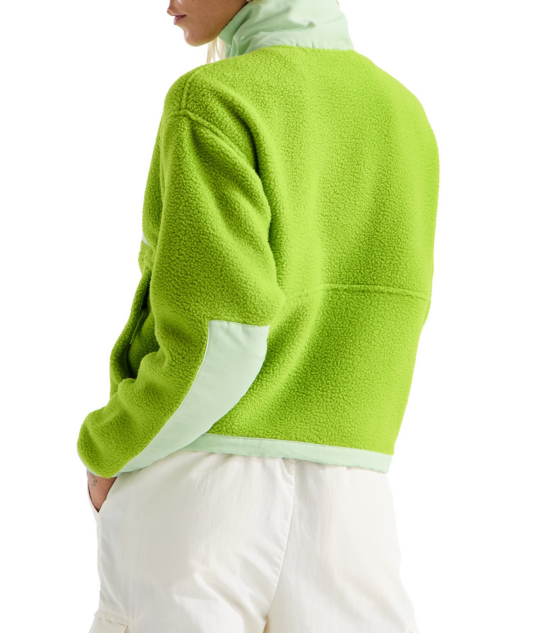 The North Face Yumiori Off Peak Fleece Double Layer Stand Collar Half Zip Pullover Jacket