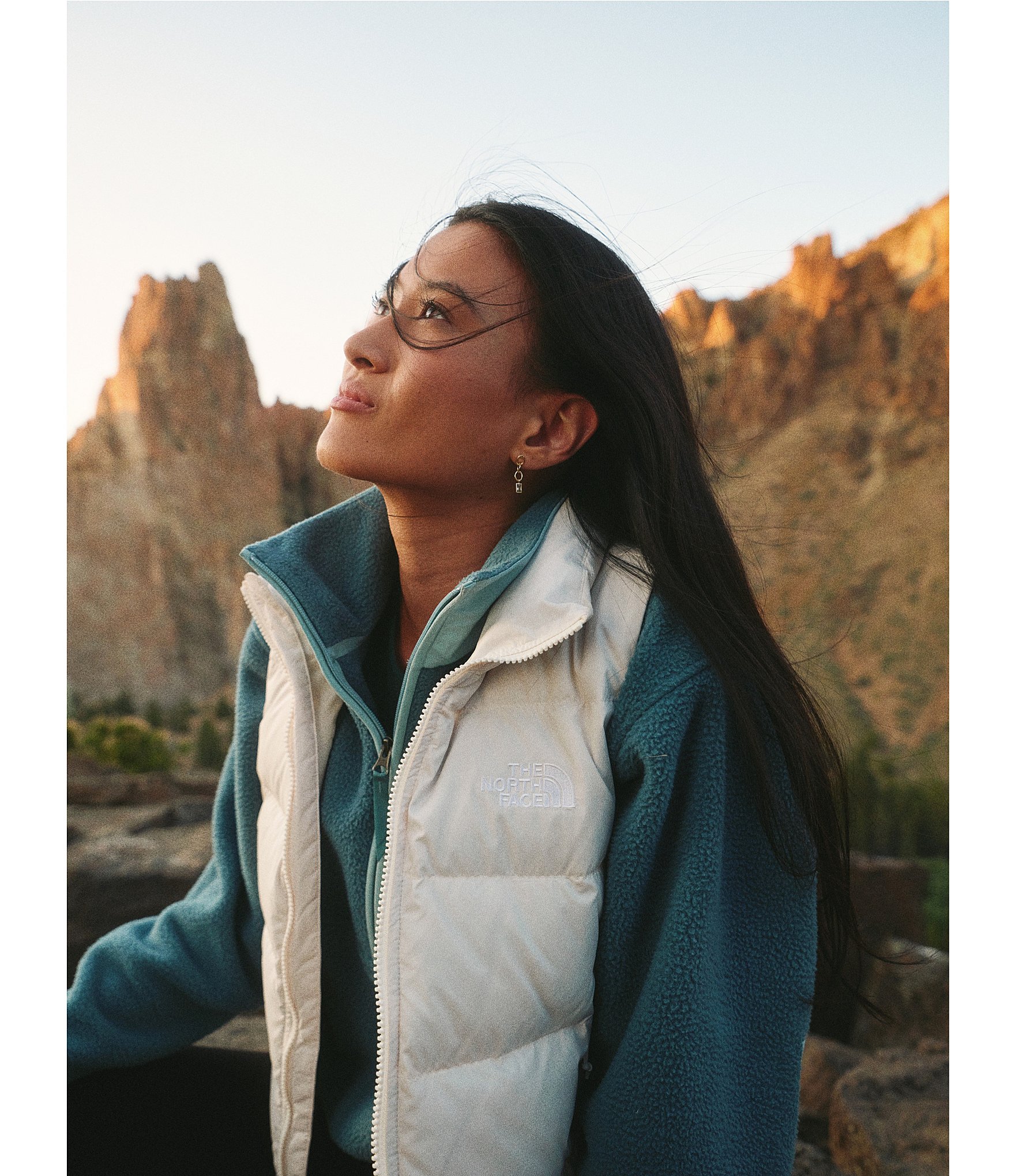 The North Face Yumiori Off Peak Fleece Double Layer Stand Collar Half Zip Pullover Jacket