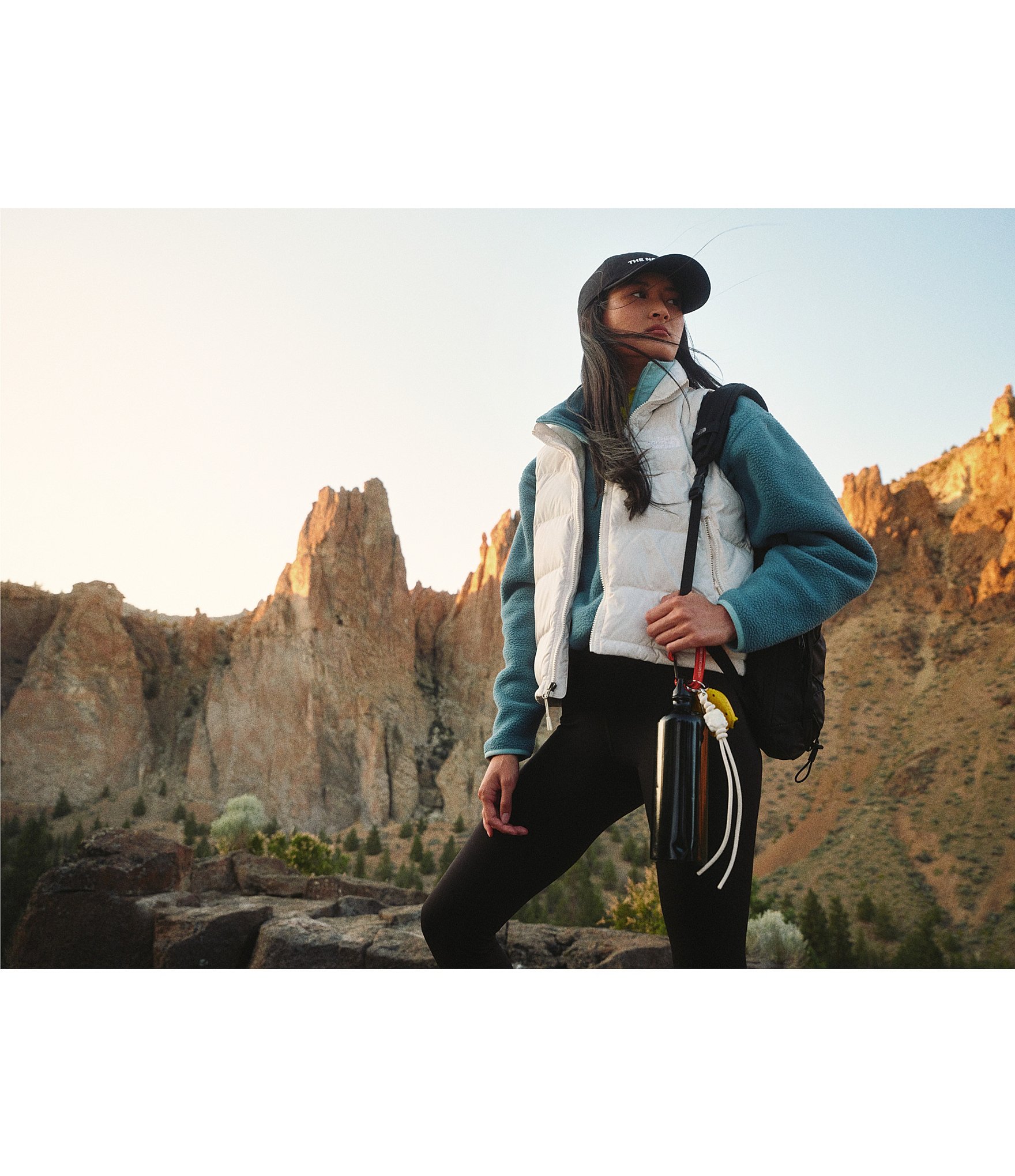 The North Face Yumiori Off Peak Fleece Double Layer Stand Collar Half Zip Pullover Jacket