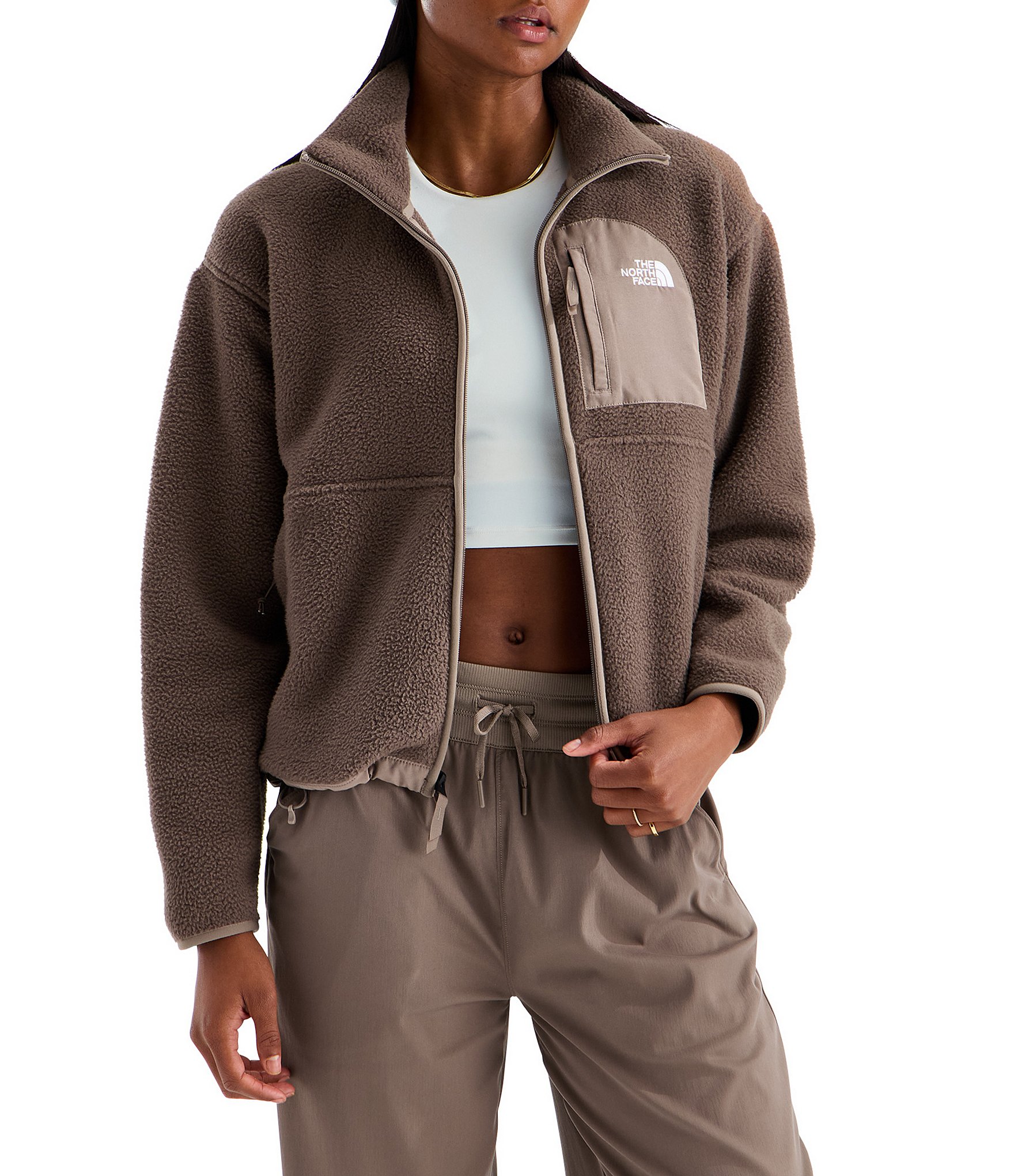 The North Face Yumiori Off Peak Two Layer Stand Collar Full Zip Front Jacket