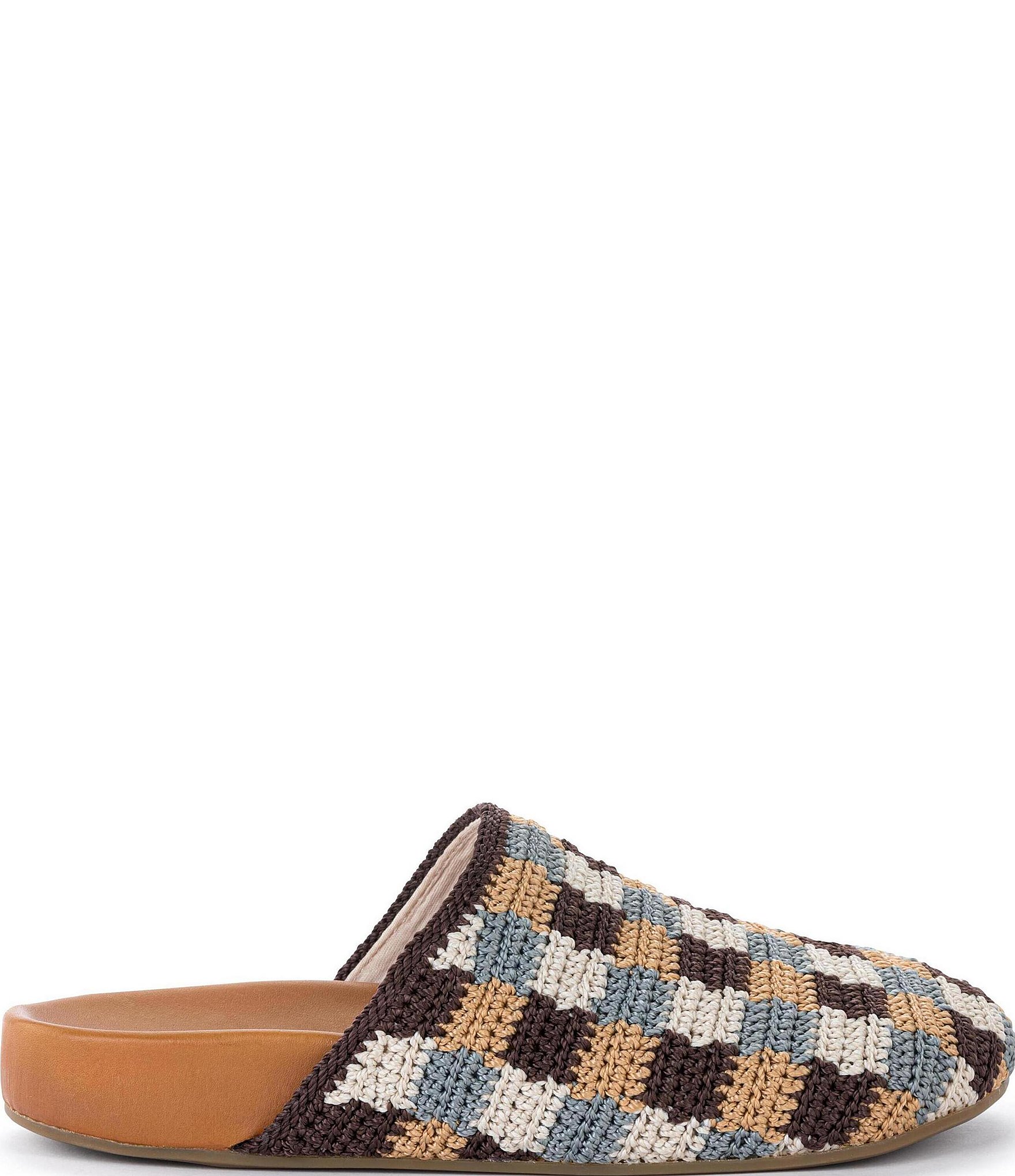 The Sak Bolinas Check Crochet Clogs