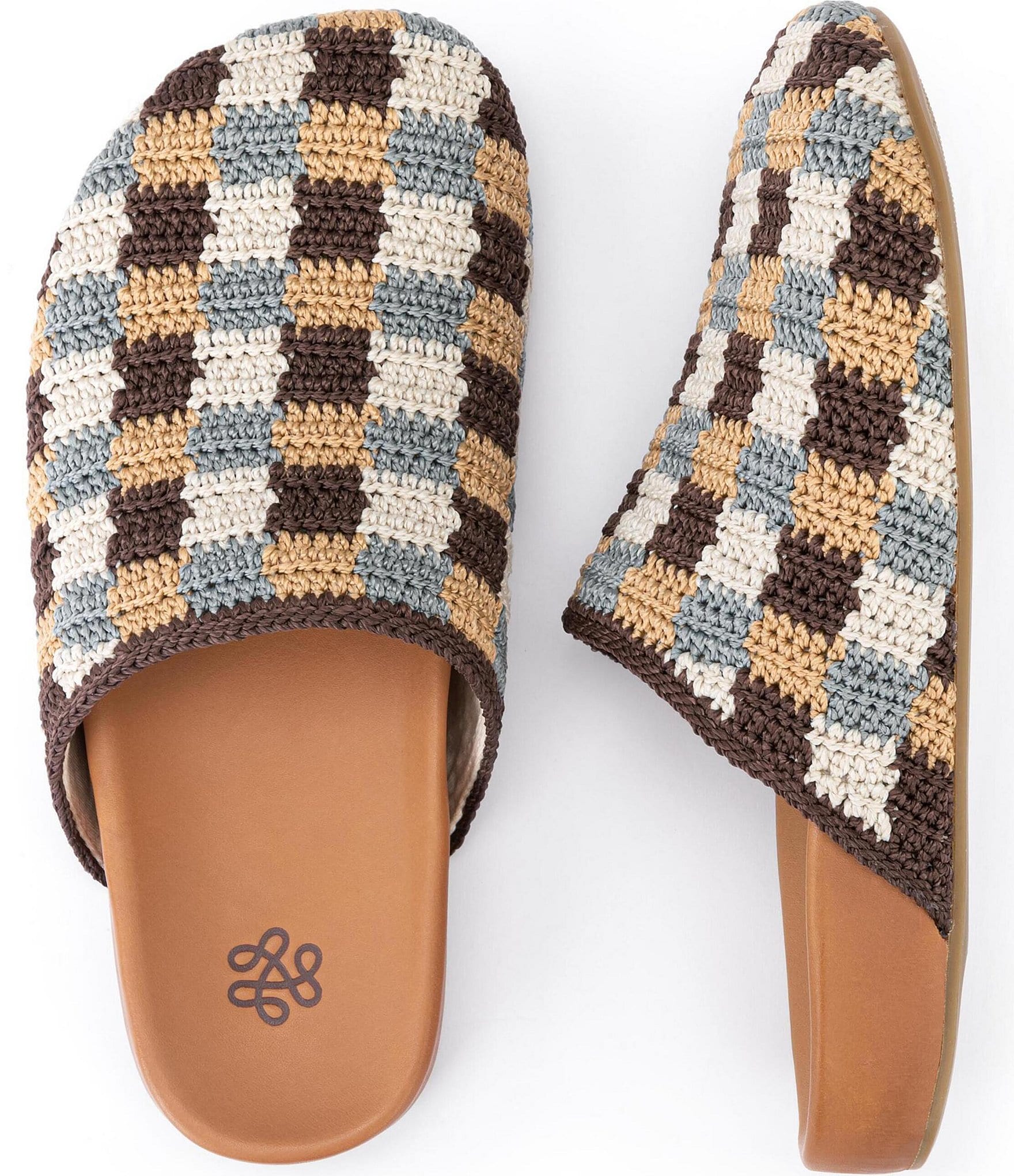 The Sak Bolinas Check Crochet Clogs