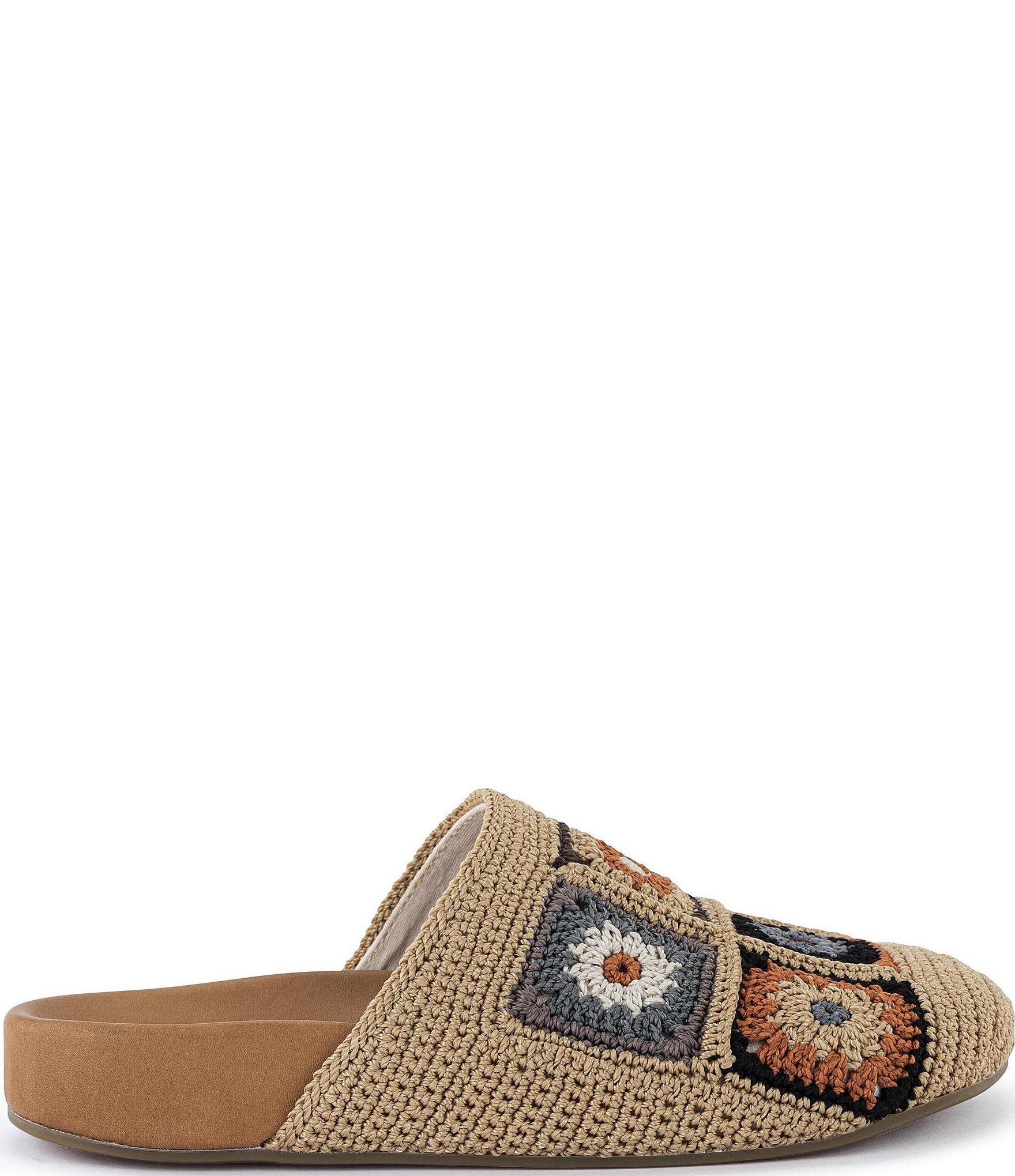 The Sak Bolinas Patchwork Crochet Clogs