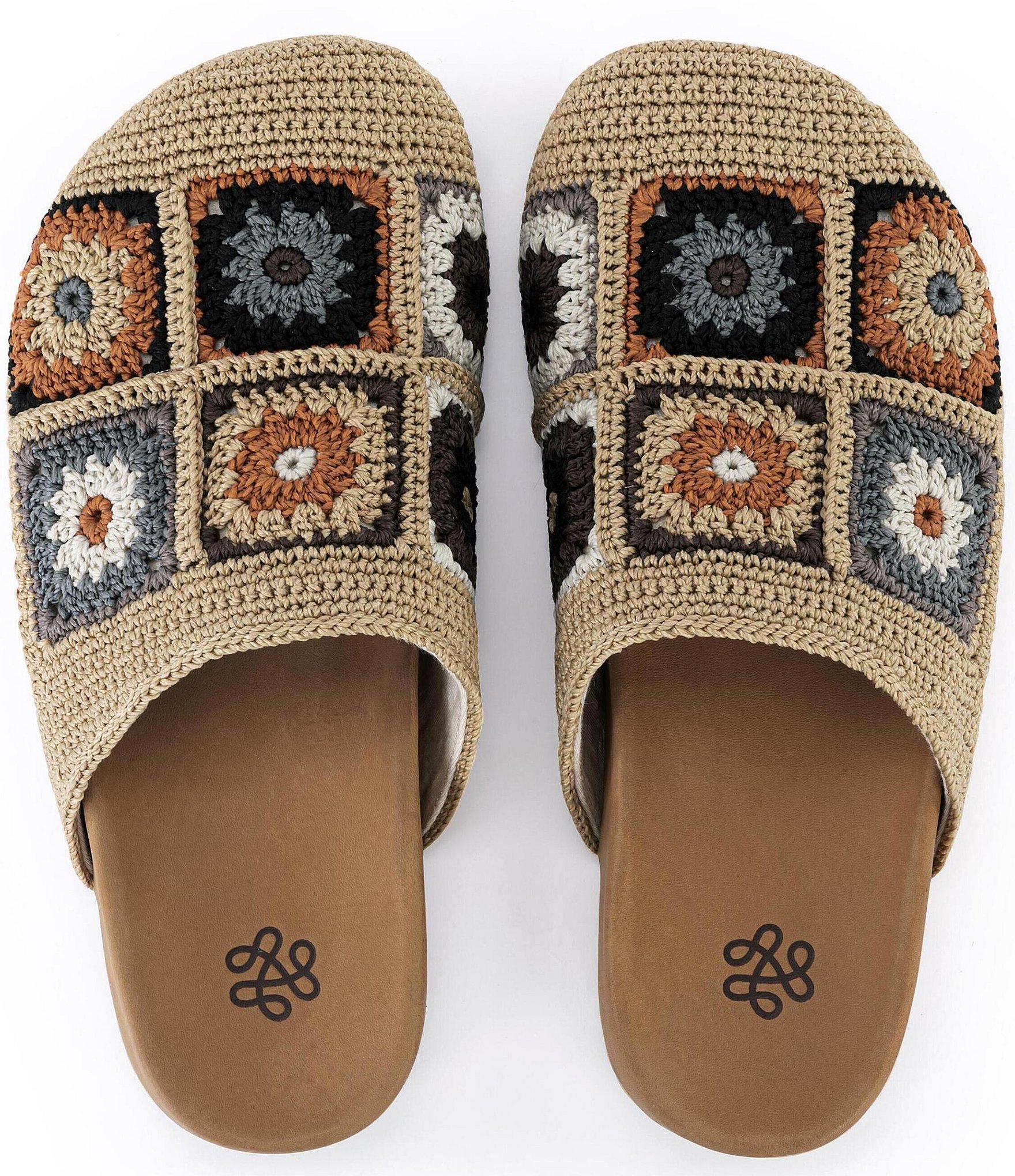 The Sak Bolinas Patchwork Crochet Clogs