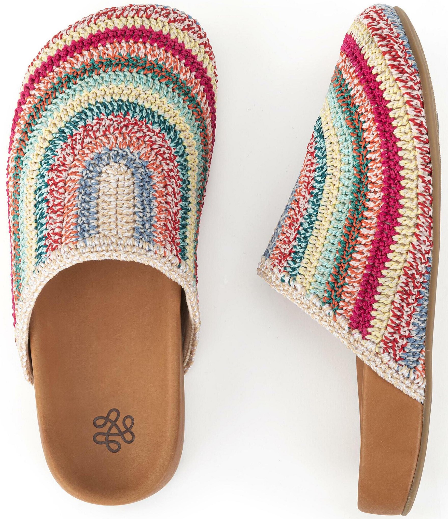 The Sak Bolinas Stripe Print Crochet Clogs