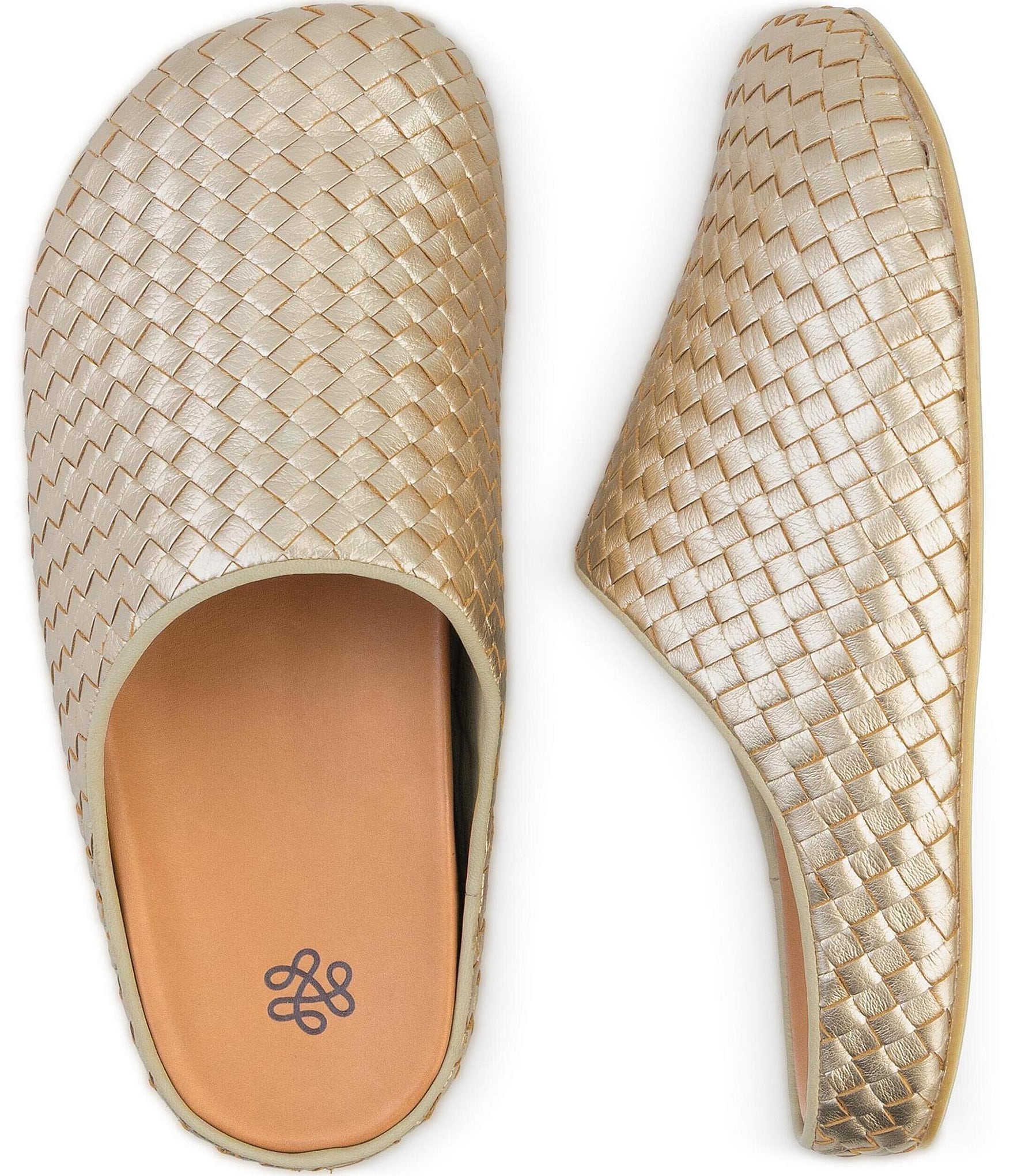 The Sak Bolinas Woven Leather Clogs
