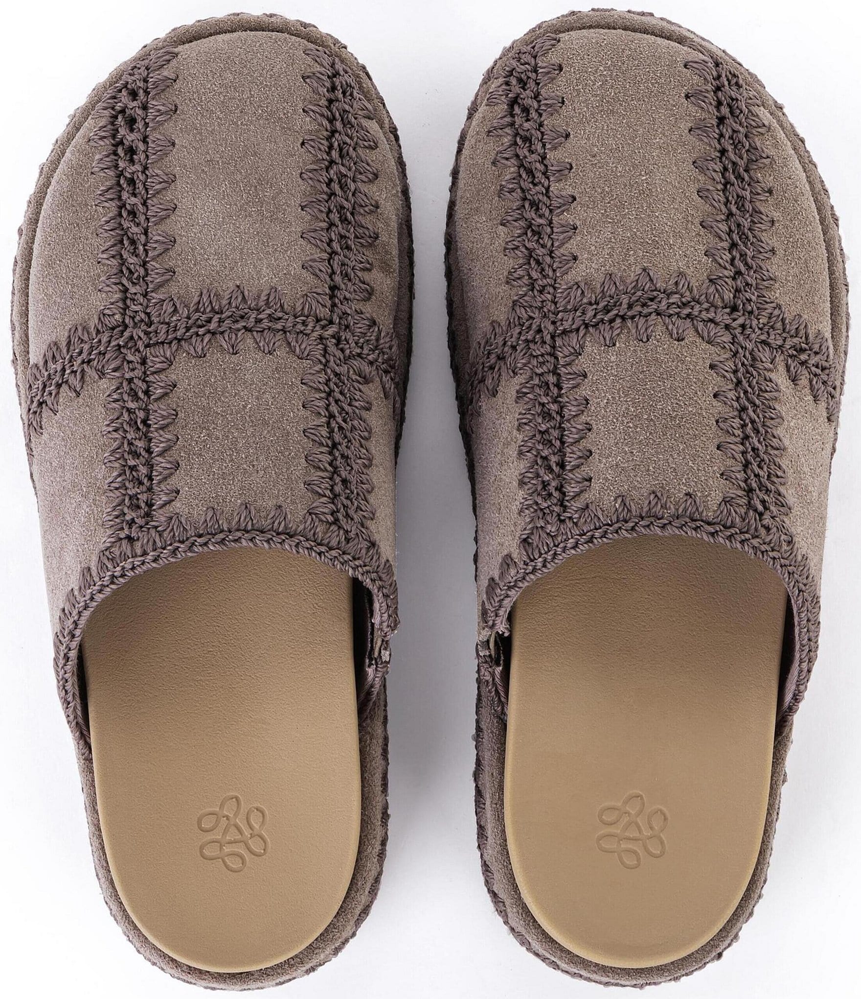 The Sak Bryn Suede Patch Platform Clogs