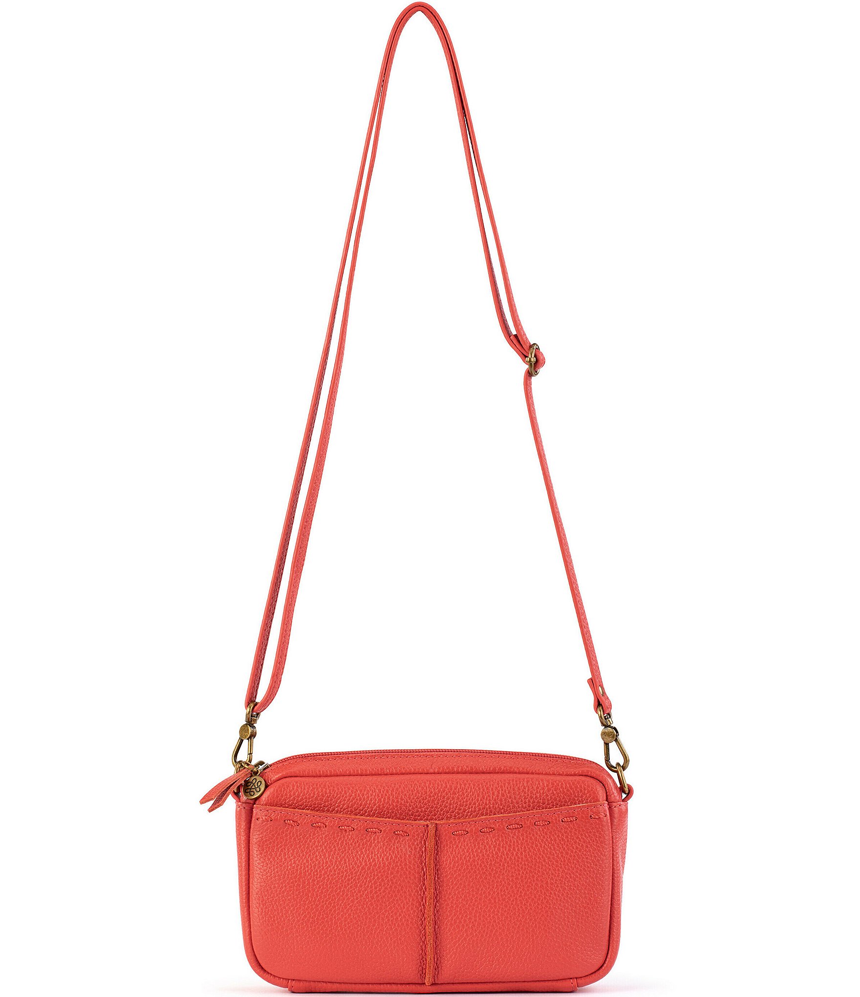 The Sak Cora Leather Gold Tone Crossbody Bag | Dillard's