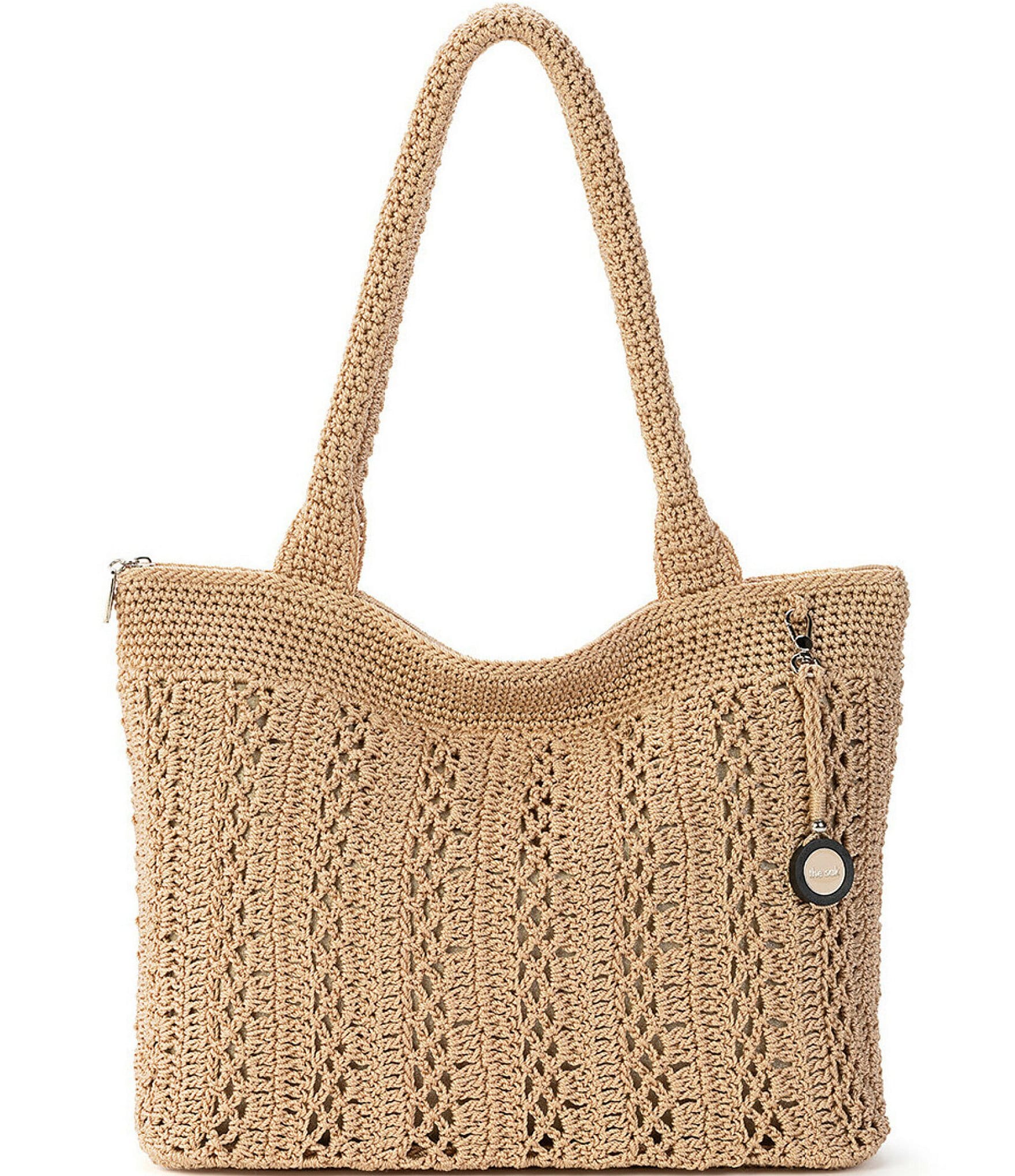 The SAK, Crochet Shoulder Bag Purse, Black V Neck | Crochet shoulder bag,  Purses and bags, Crochet shoulder bags