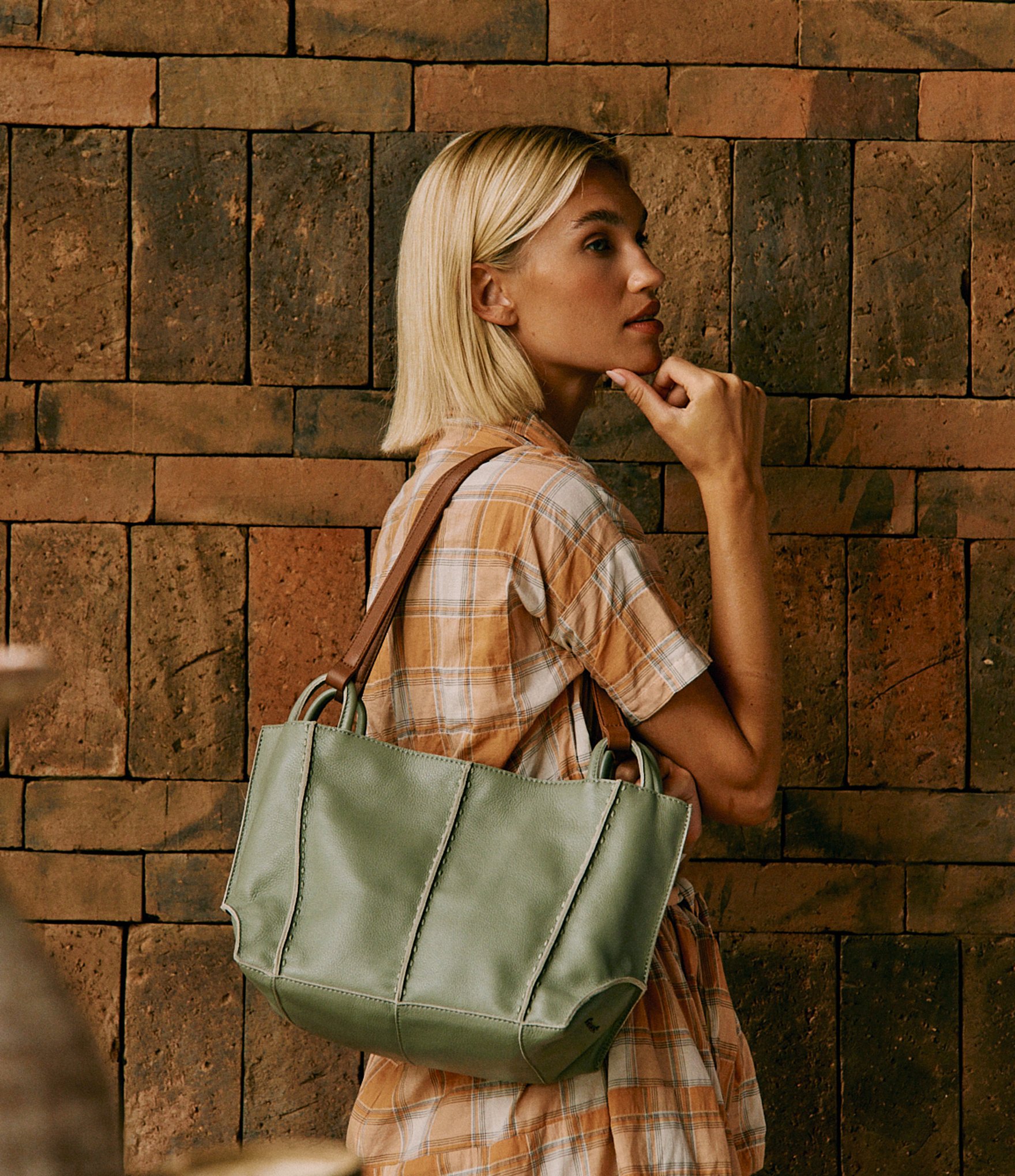 The Sak Gen Leather Satchel Bag