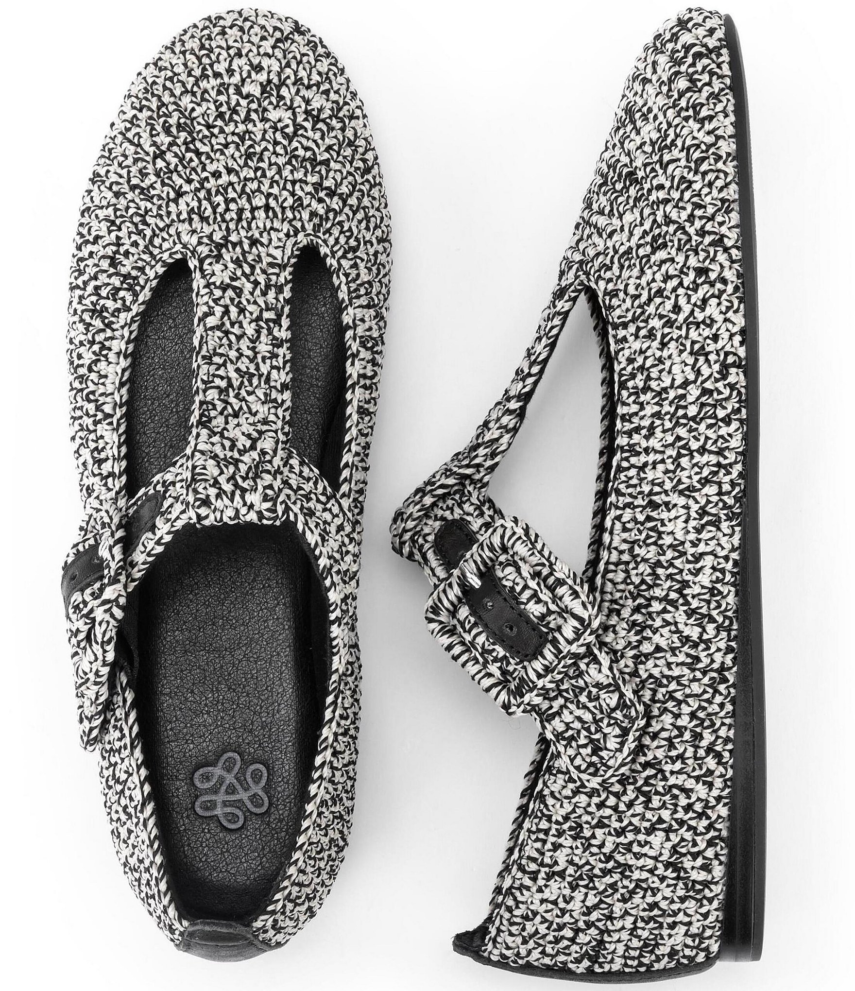 The Sak Leland Crochet T-Strap Flats