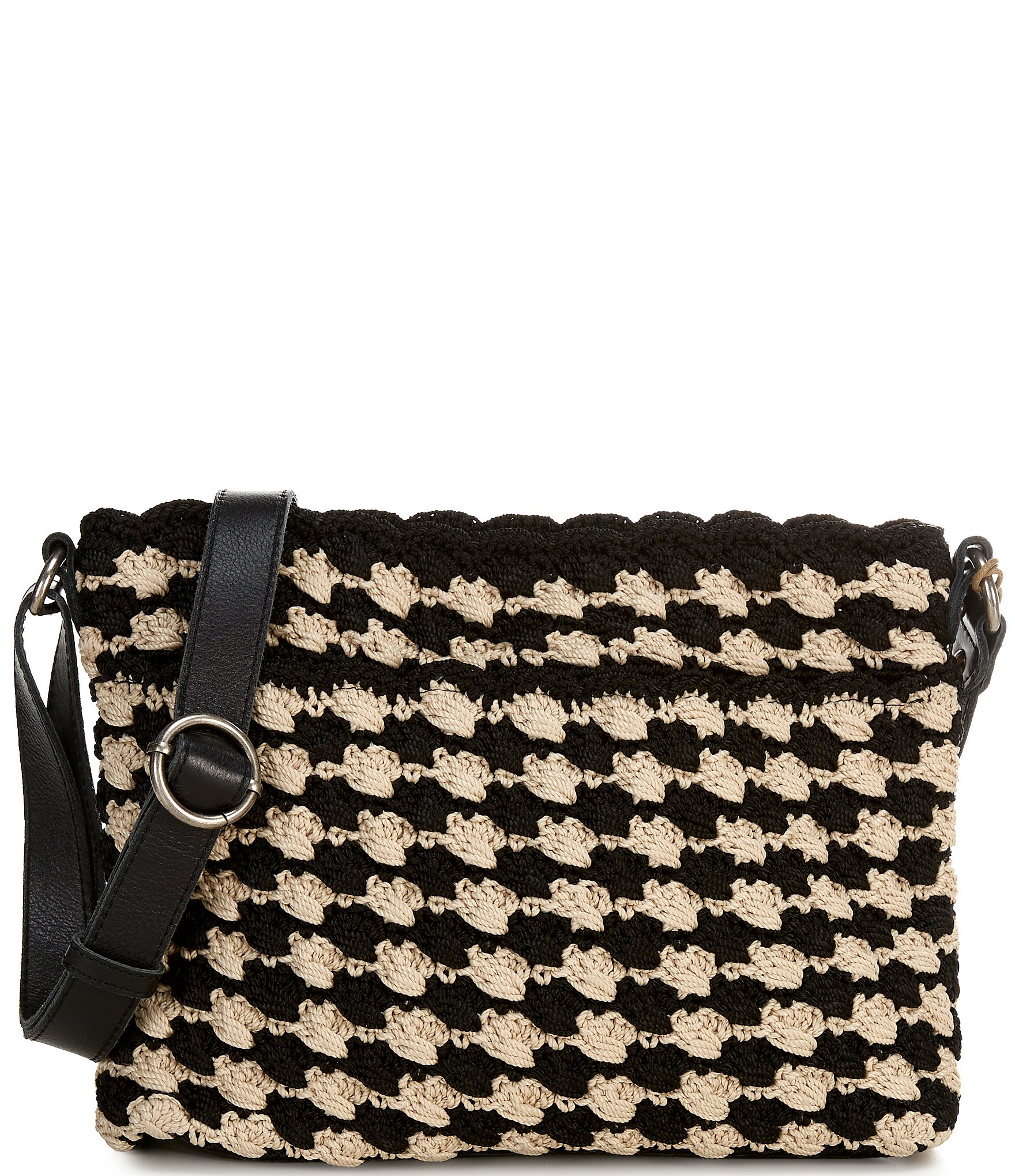 The Sak Melrose Crochet Print Crossbody Bag