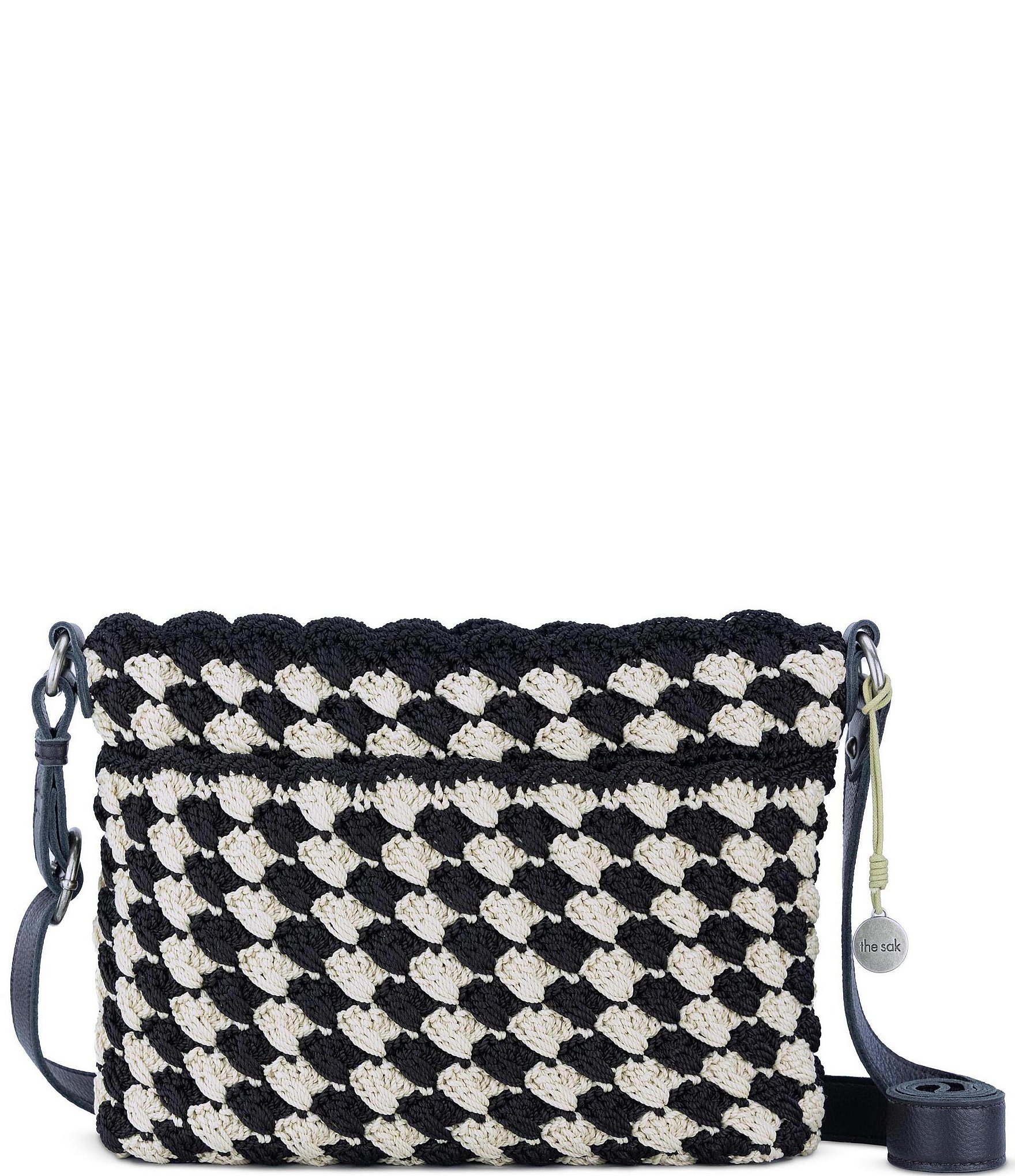 The Sak Melrose Crochet Print Crossbody Bag