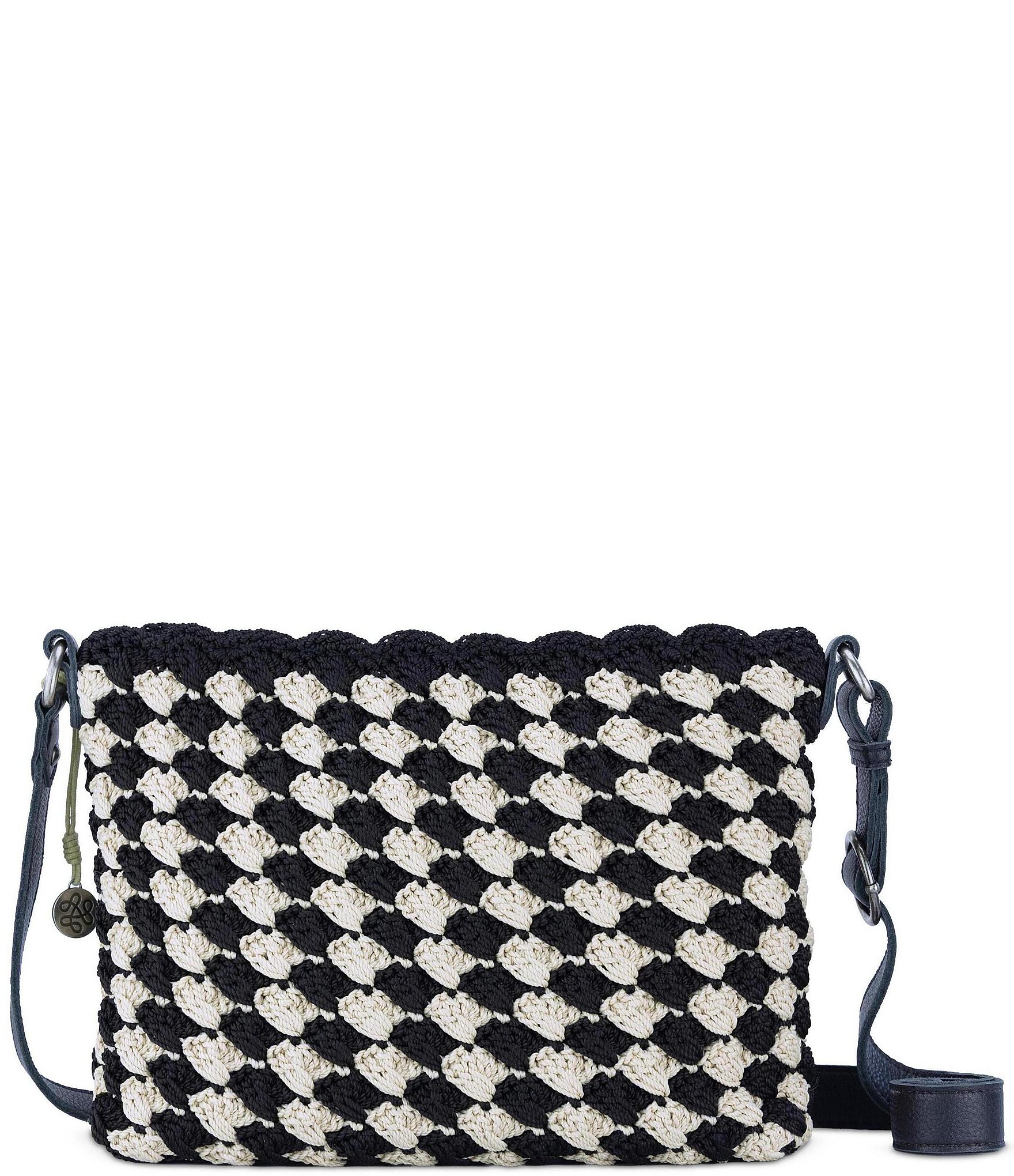 The Sak Melrose Crochet Print Crossbody Bag