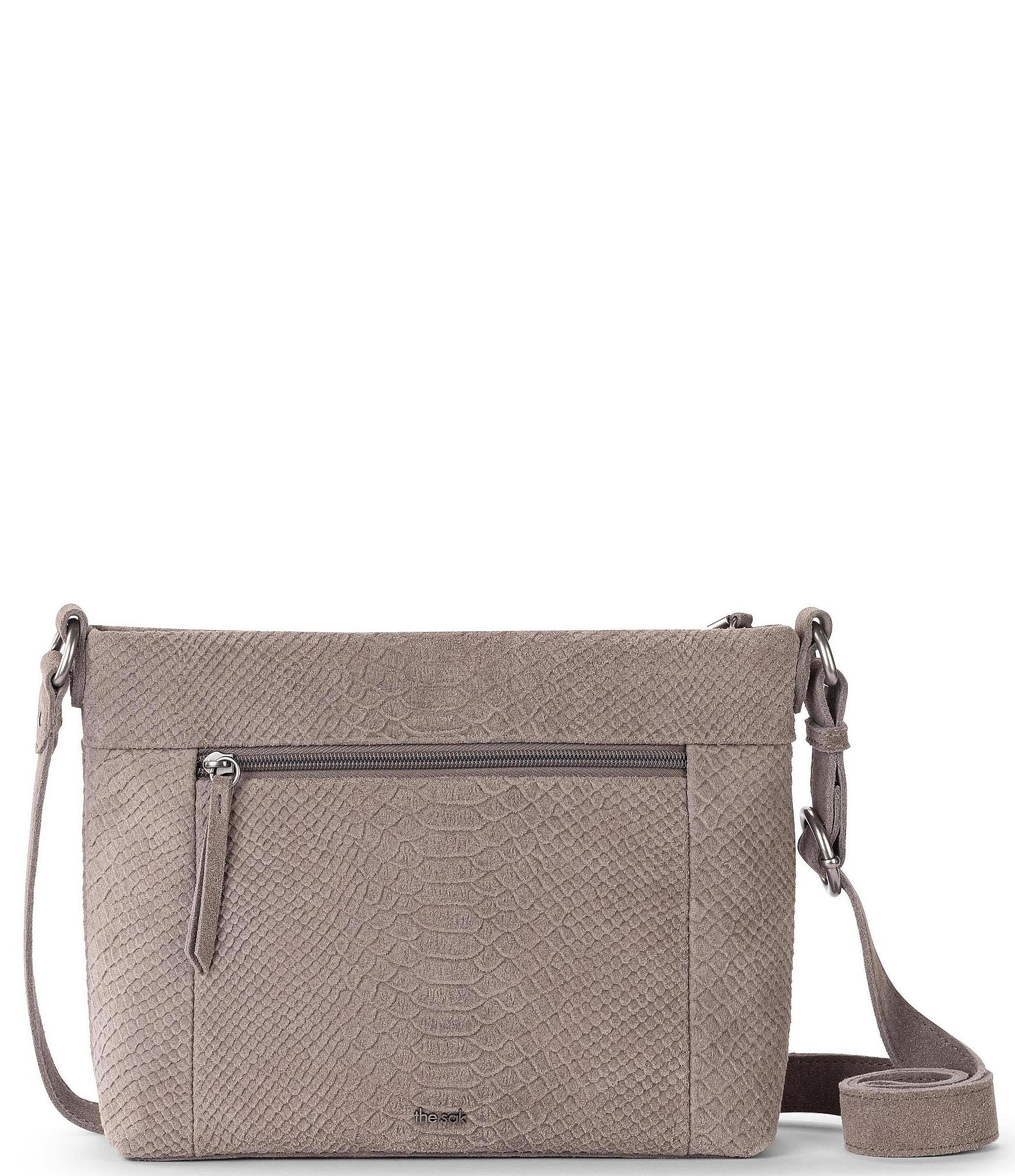 The Sak Melrose Croco Suede Crossbody Bag