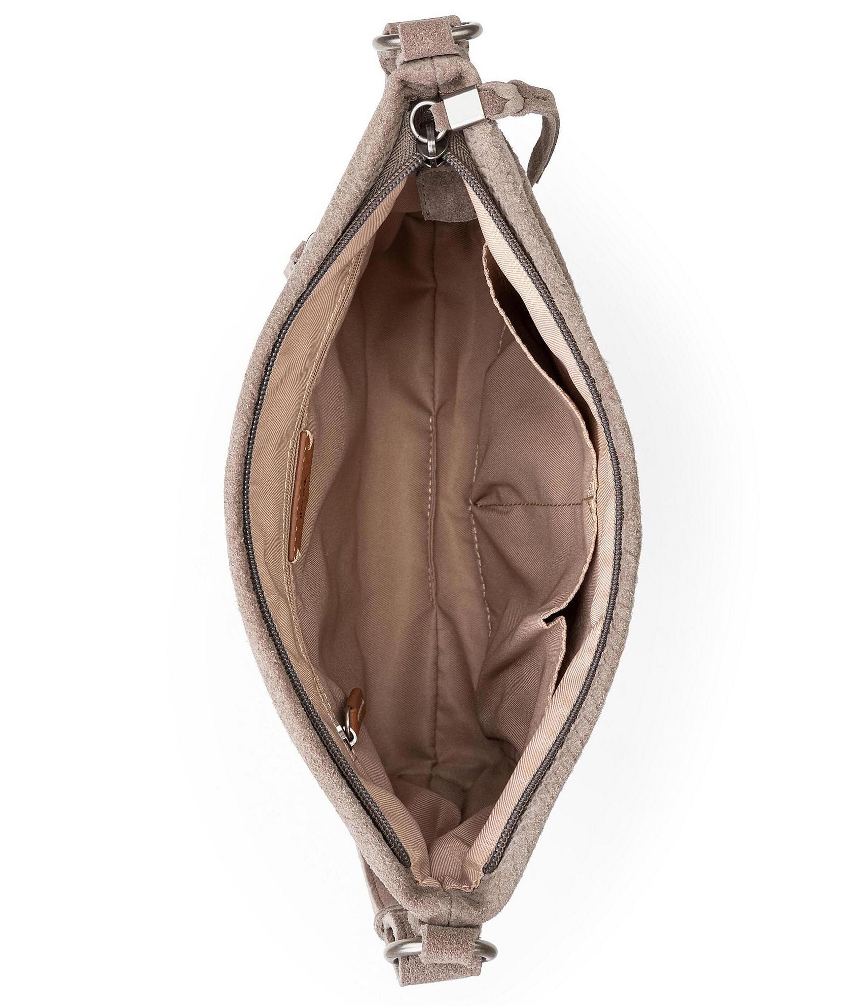 The Sak Melrose Croco Suede Crossbody Bag
