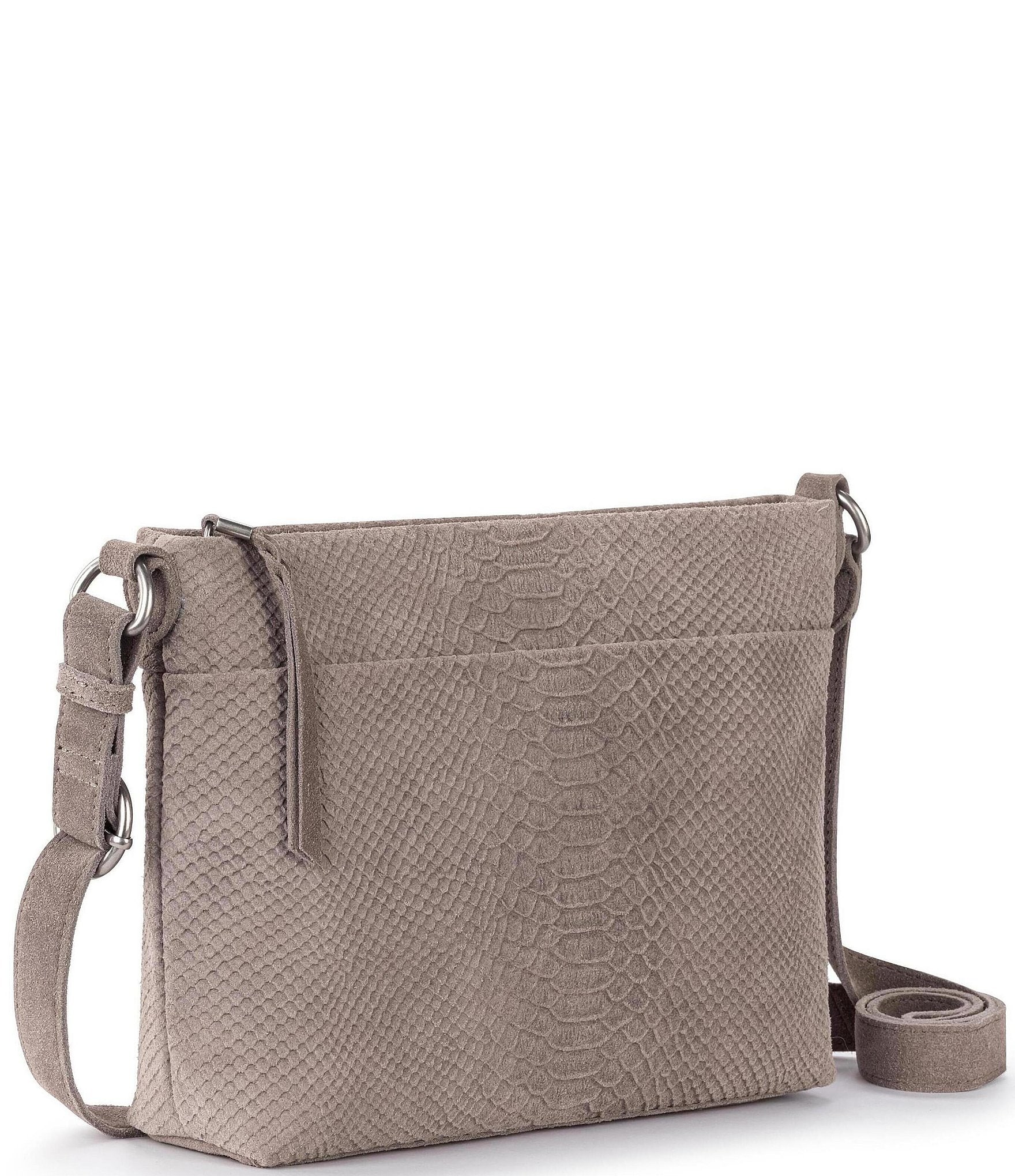 The Sak Melrose Croco Suede Crossbody Bag