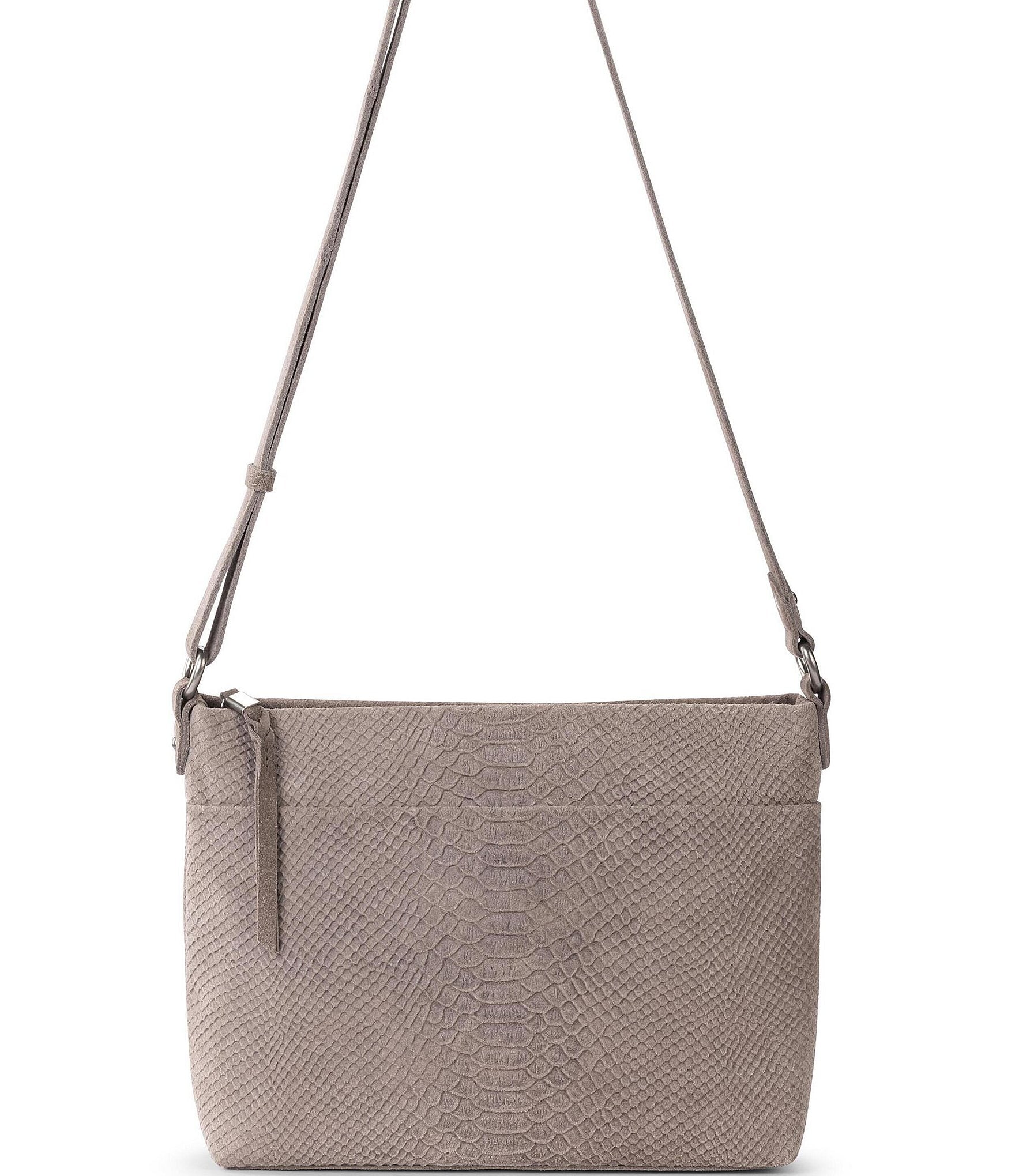 The Sak Melrose Croco Suede Crossbody Bag