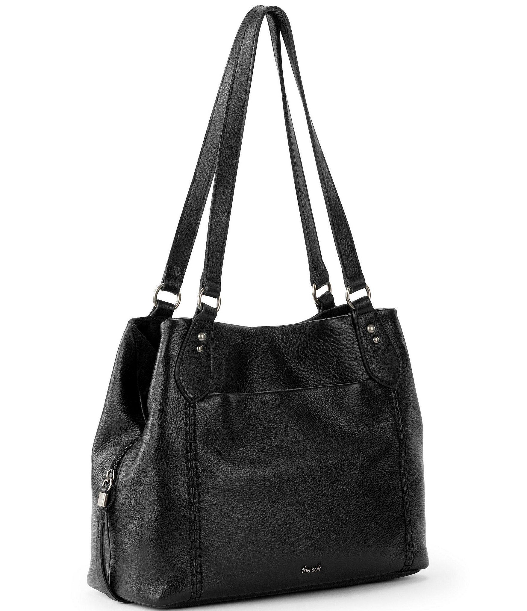 The Sak Melrose Leather Shoulder Satchel Bag