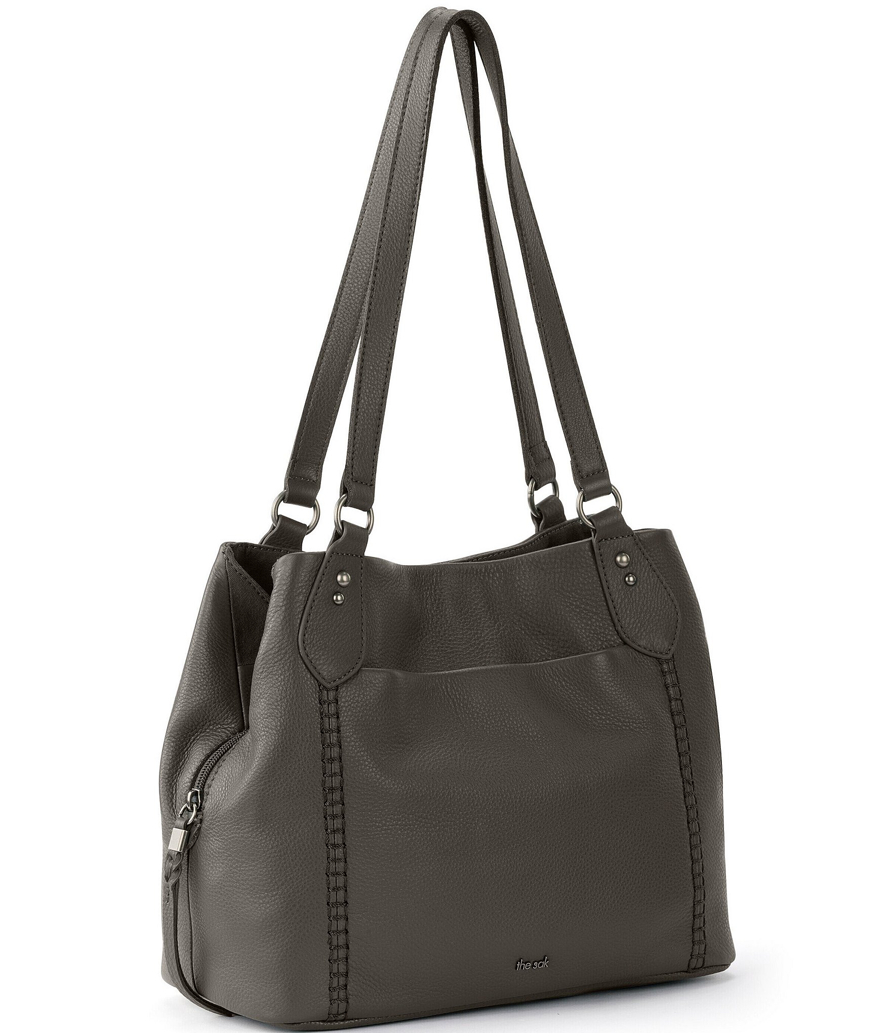 The Sak Melrose Leather Shoulder Satchel Bag